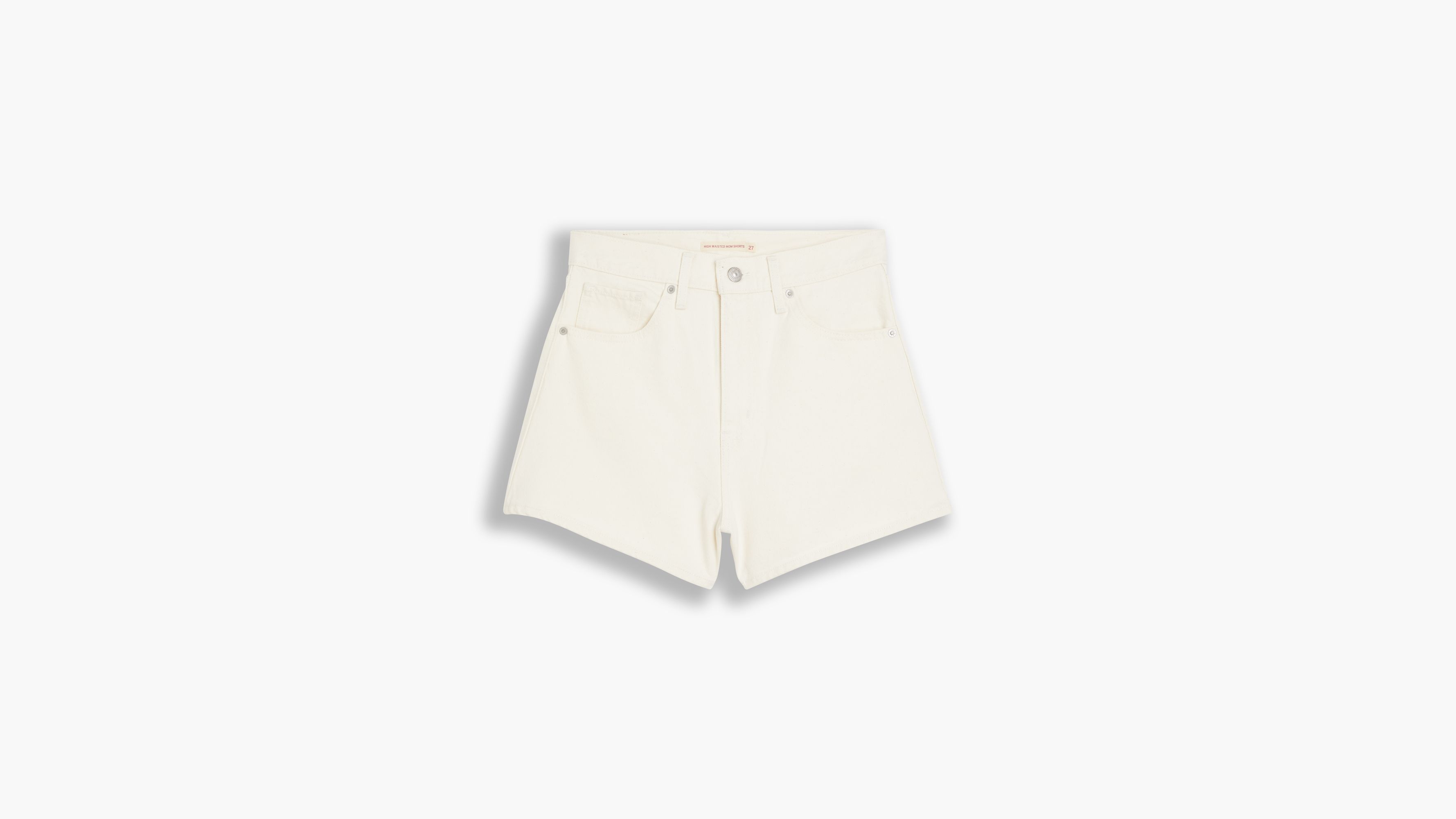 High Waisted Mom Shorts - White | Levi's® XK