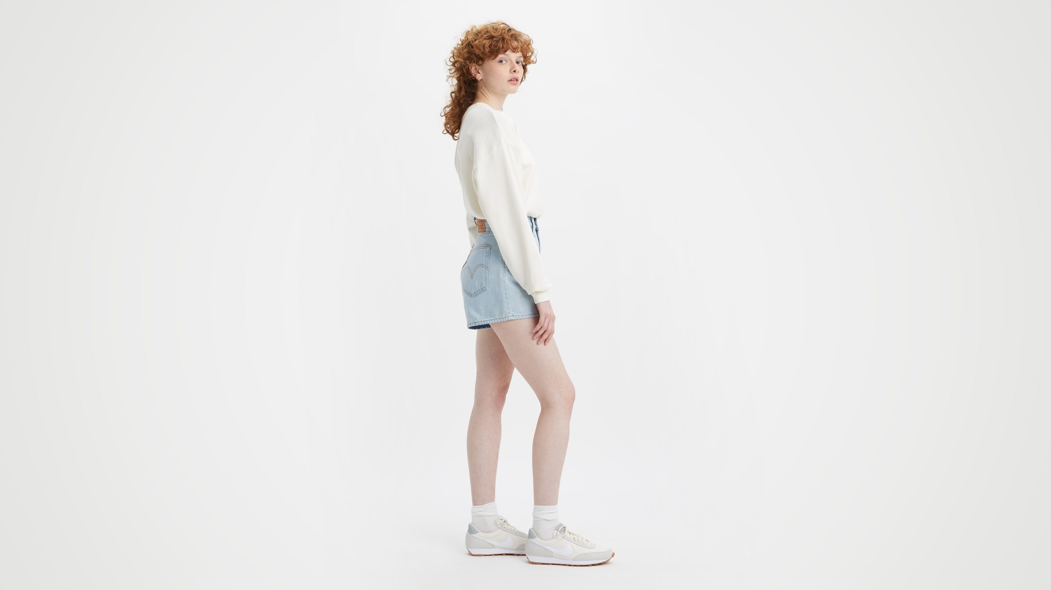 High Waisted Mom Shorts 2