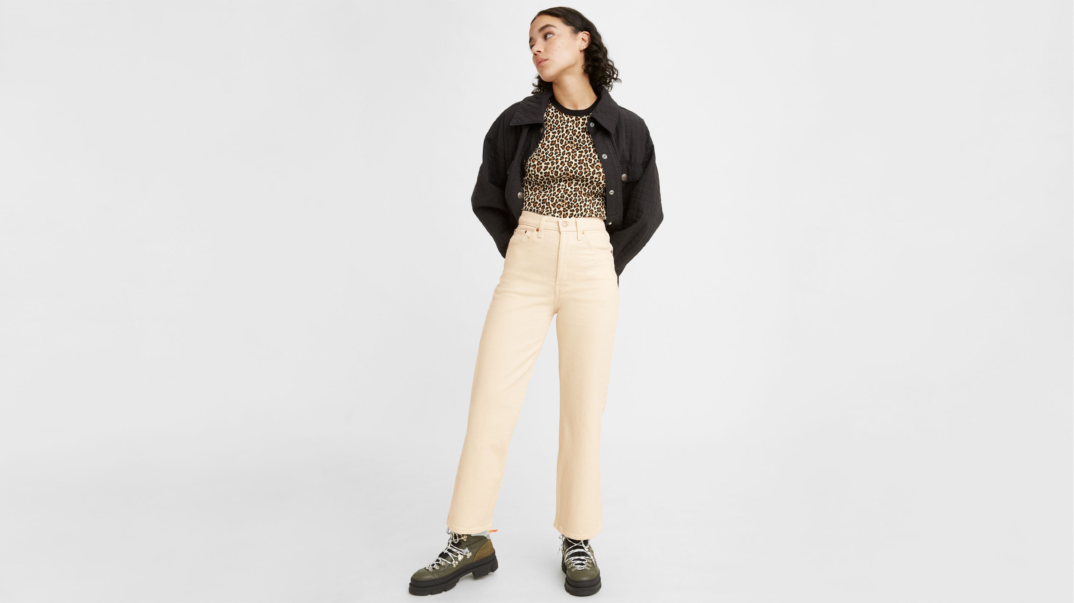 Ribcage Cropped Bootcut Women's Jeans 1