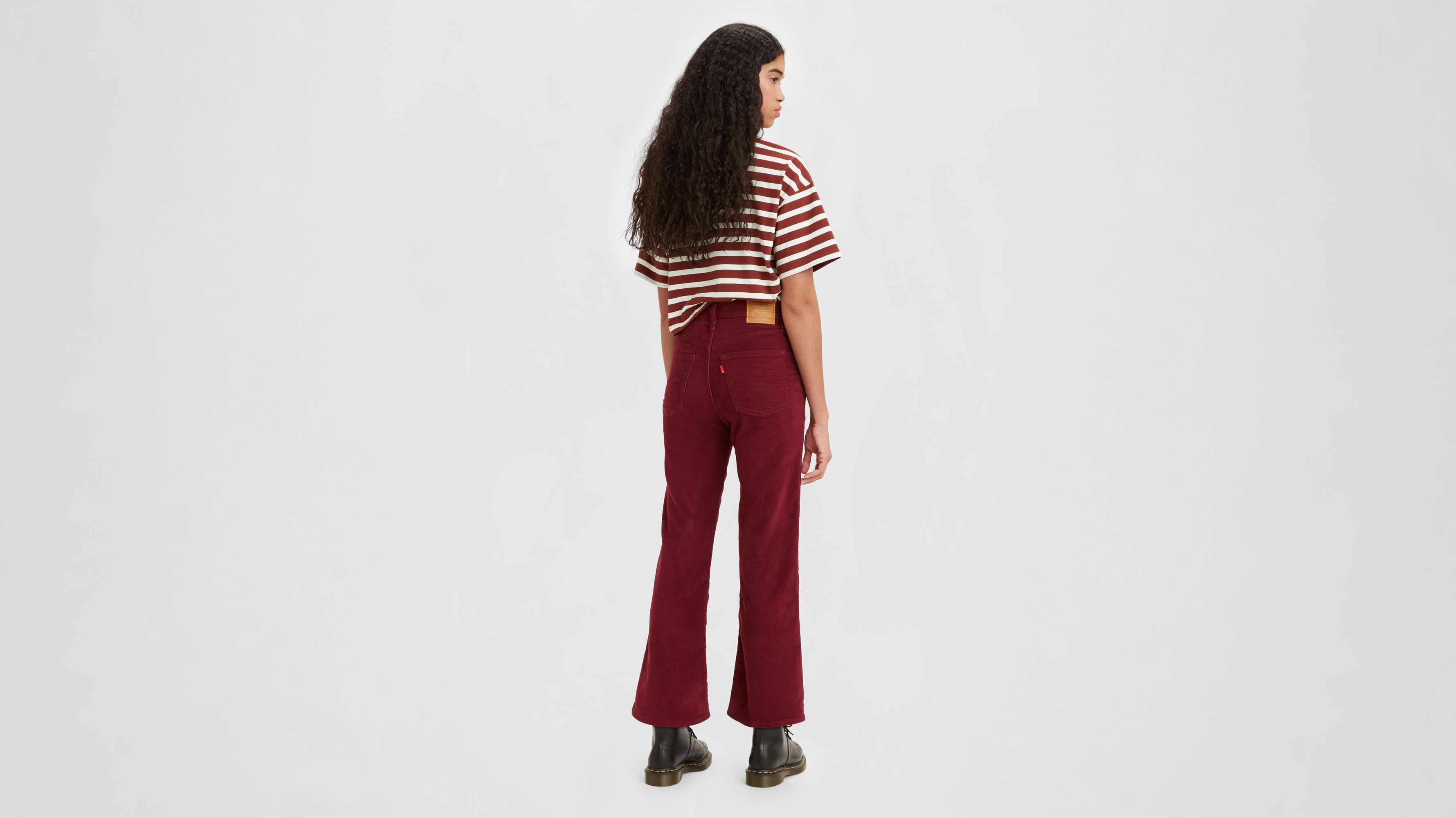 Levis 515 Bootcut Red Corduroy Pants Low Rise Women’s Size 4M