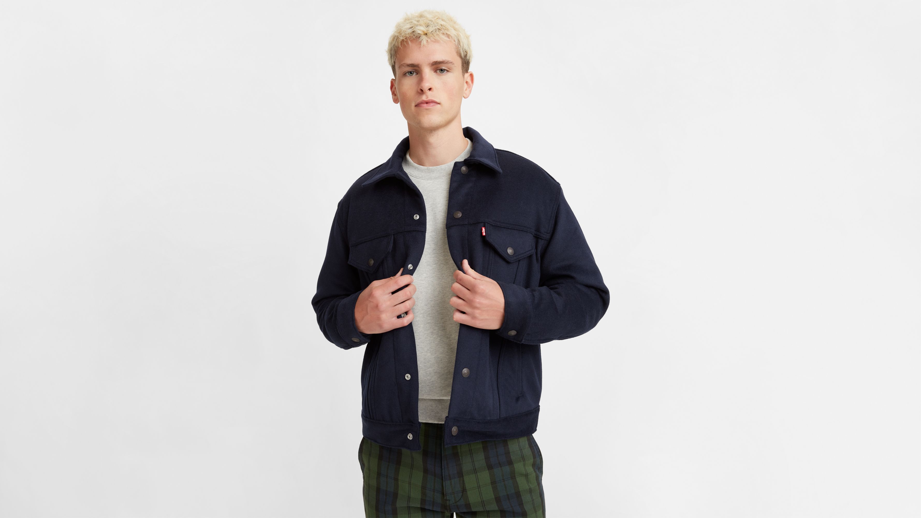 ジャケット・アウター ssstein 23AW MELTON TRUCKER JACKET ssstein 23AW MELTON TRUCKER JACKET stein / シュタイン】OVERSIZED