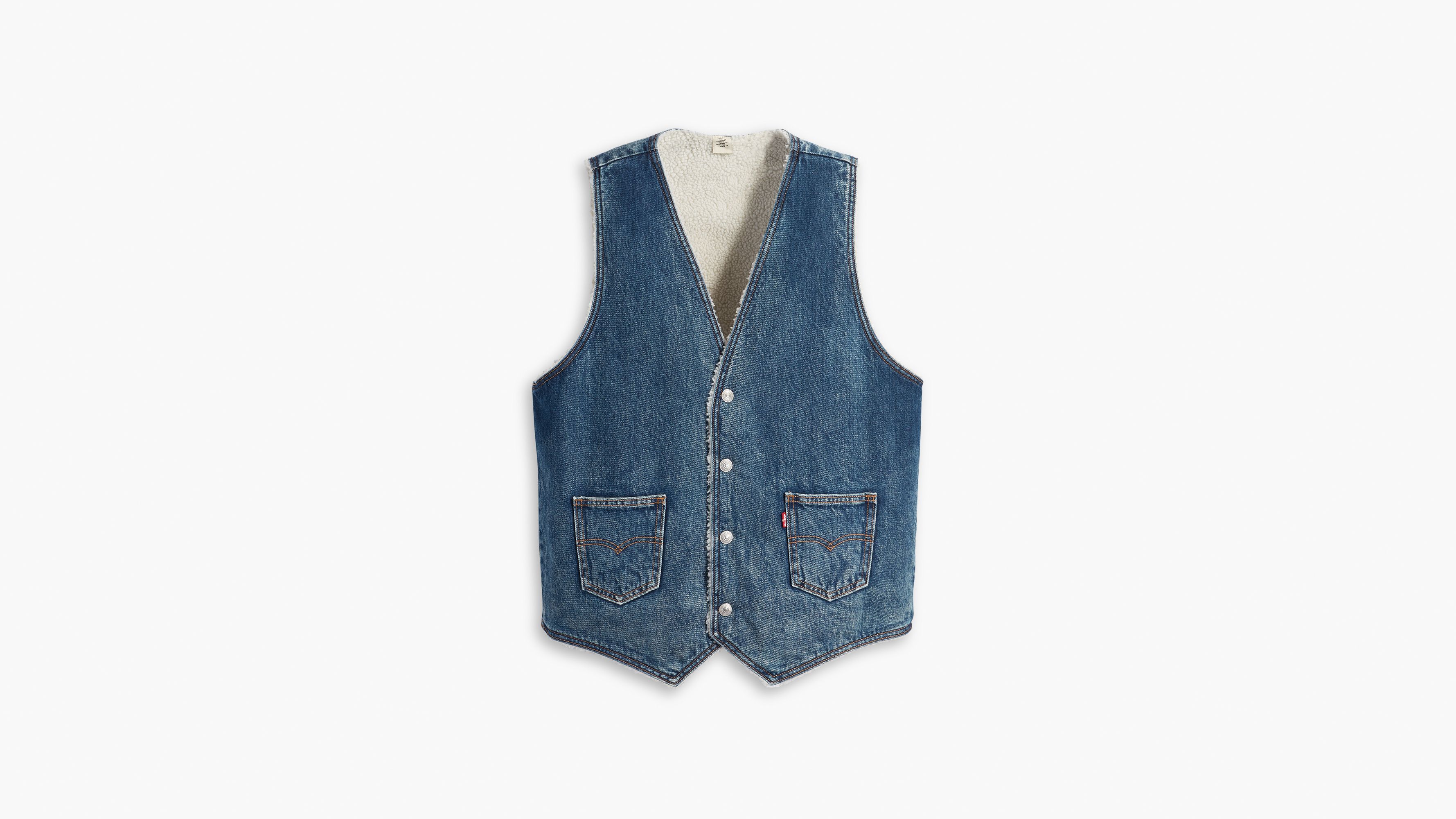 Levis sherpa shop vest