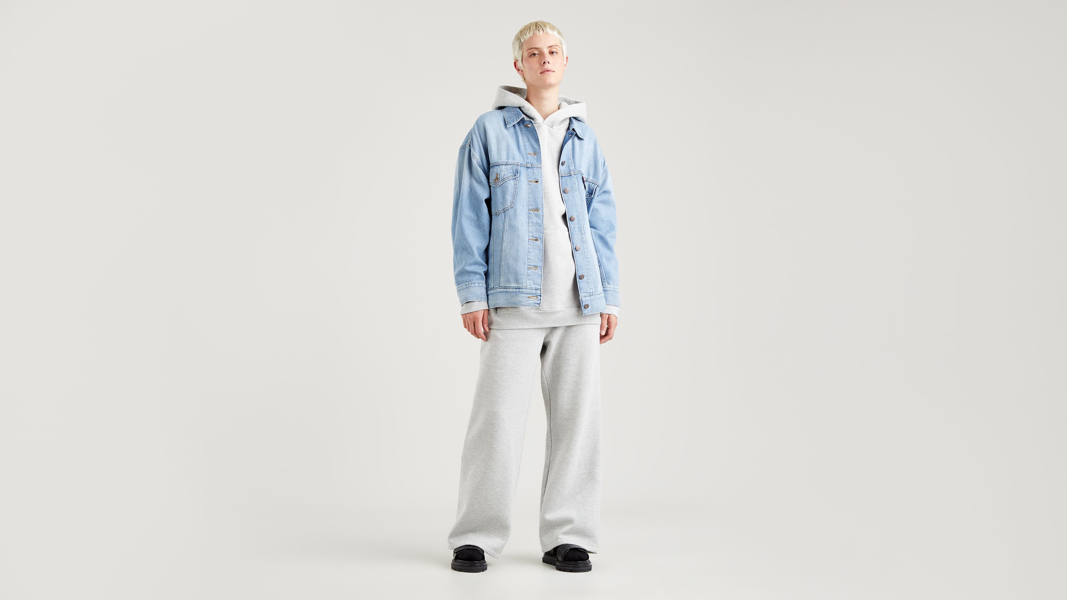 Pajama Trucker Jacket - Blue | Levi's® IT