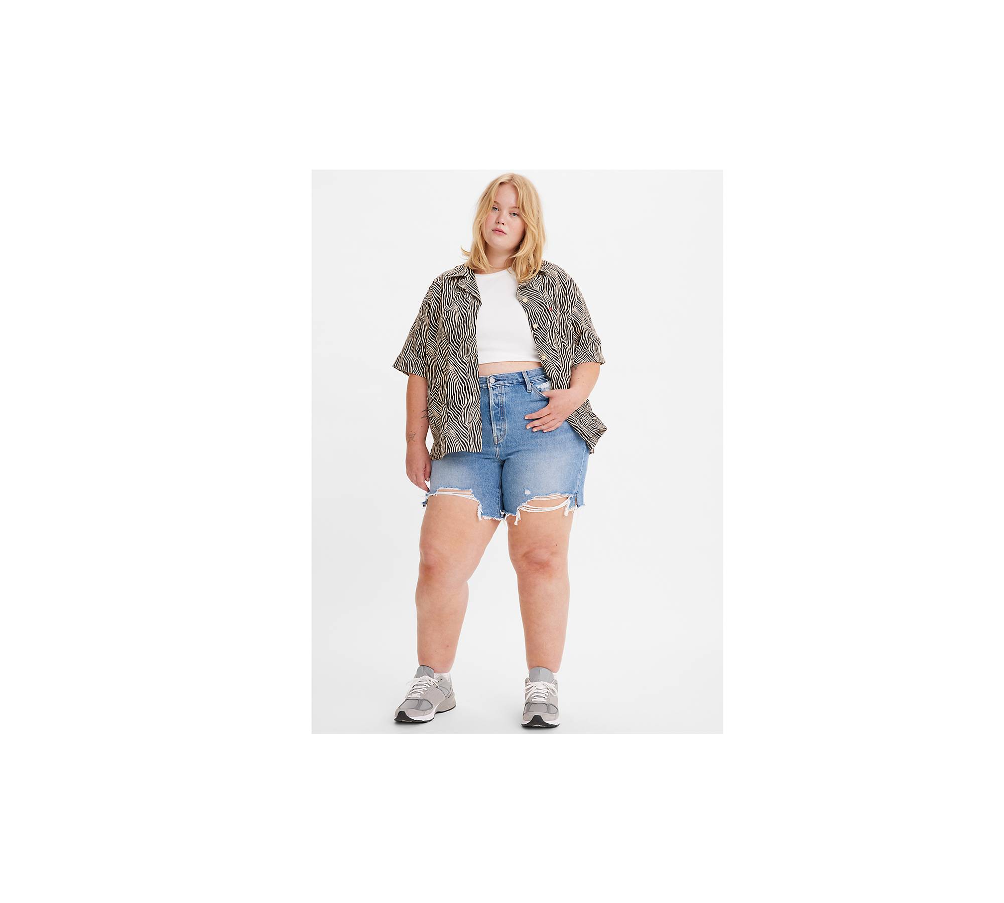 501® 90s Women's Shorts (plus Size) - Medium Wash