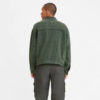 Stay Loose Type Ii Trucker Jacket - Green | Levi's® US Stay Loose Type Ii Trucker Jacket - Green | Levi's® US