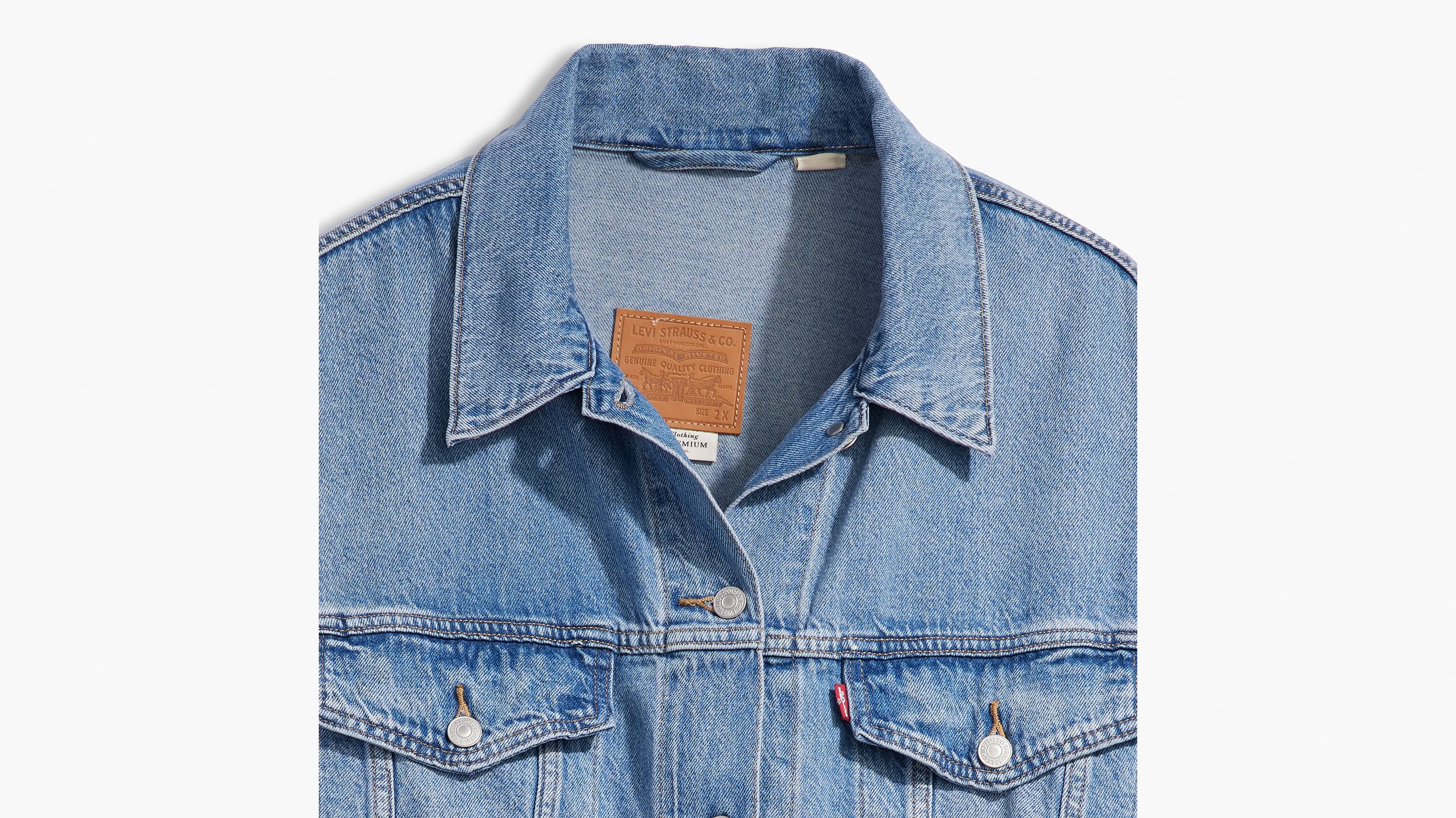 Original Trucker Jacket (plus Size) - Medium Wash