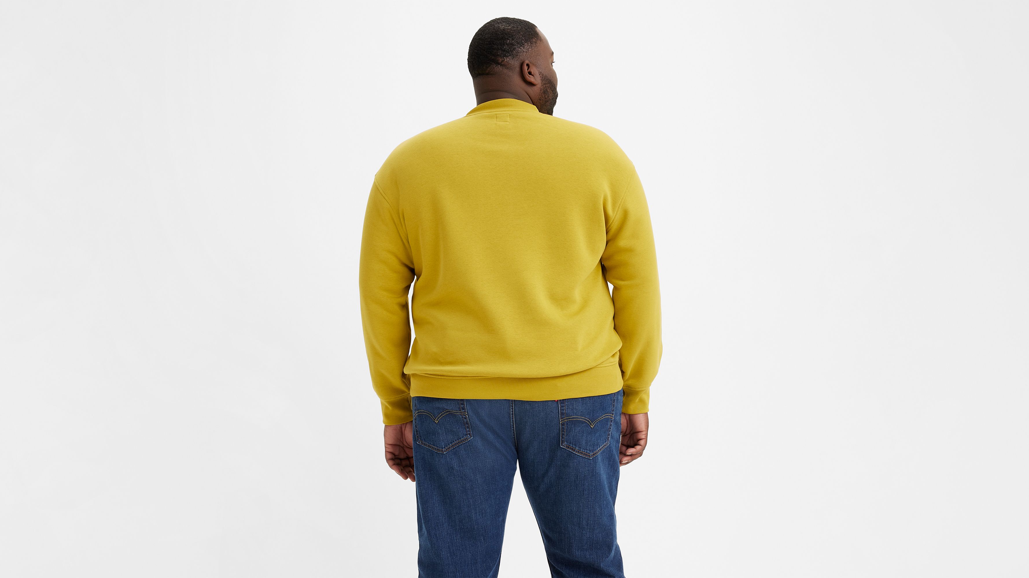 Relaxed Graphic Crewneck Sweatshirt (big u0026 Tall) - Yellow | Levi's® KZ