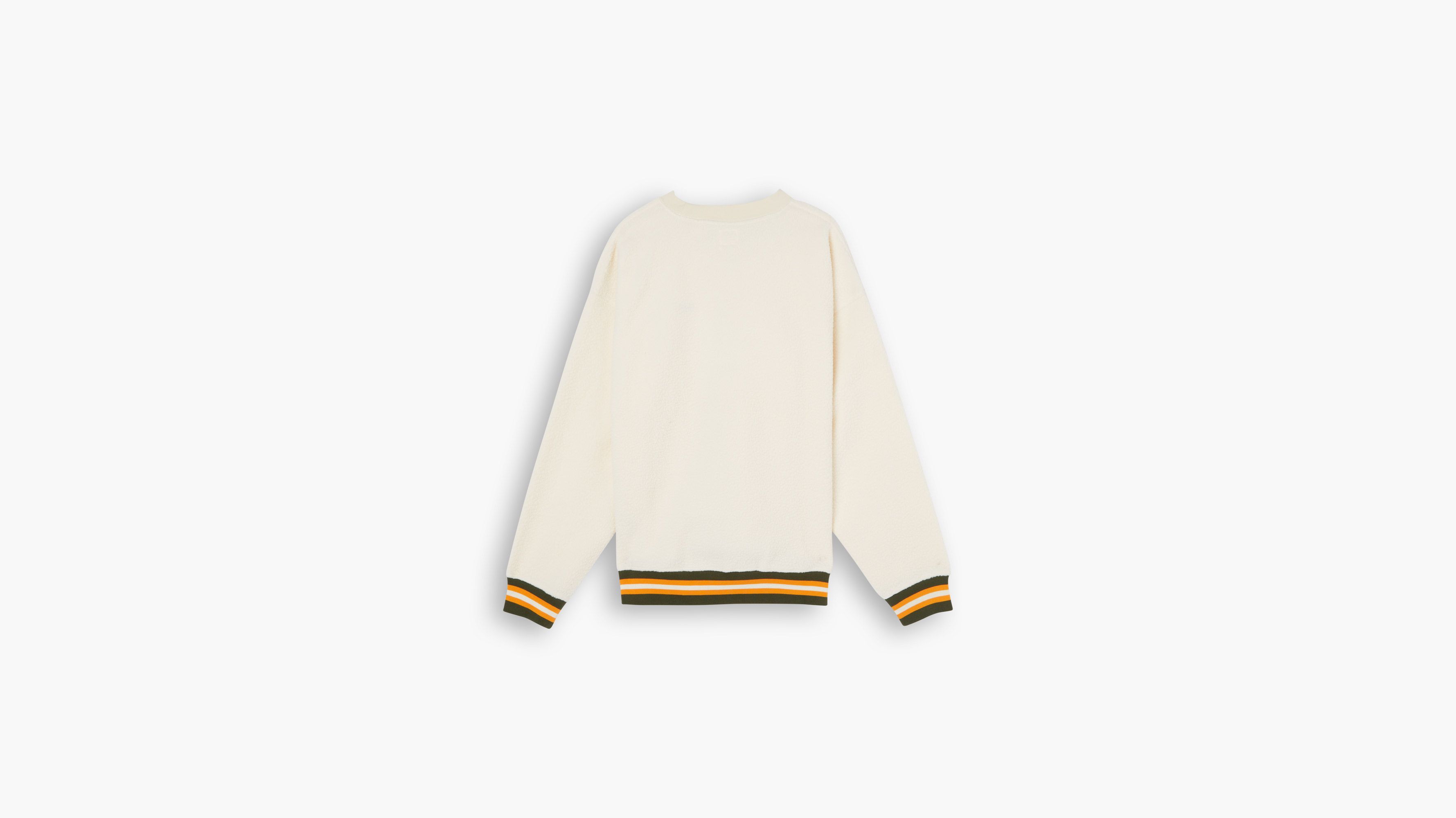 Sherpa Tipped Crewneck Sweatshirt 5