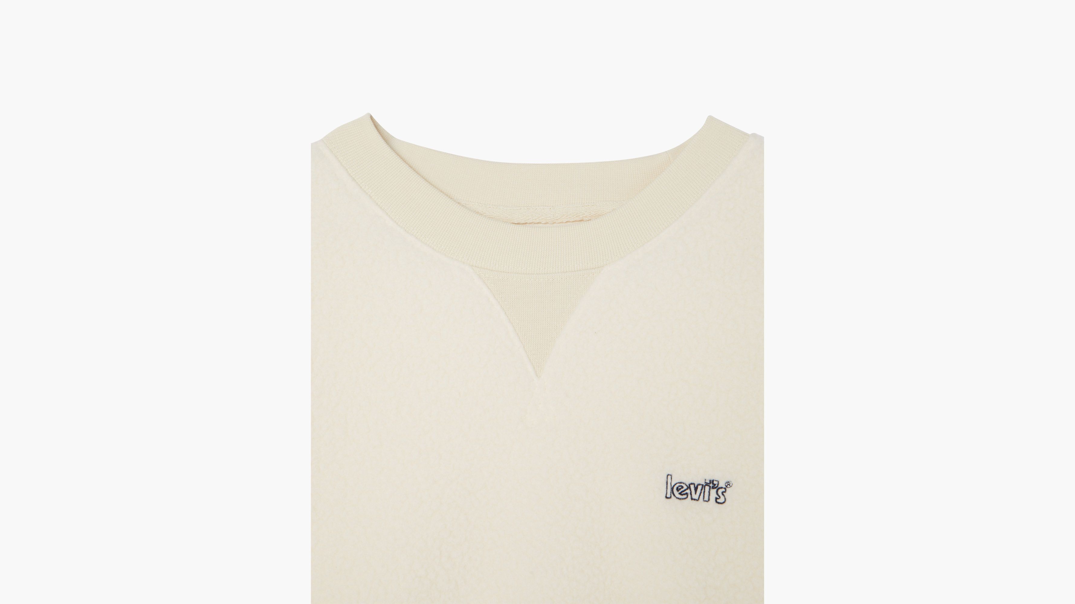 Sherpa Tipped Crewneck Sweatshirt 6