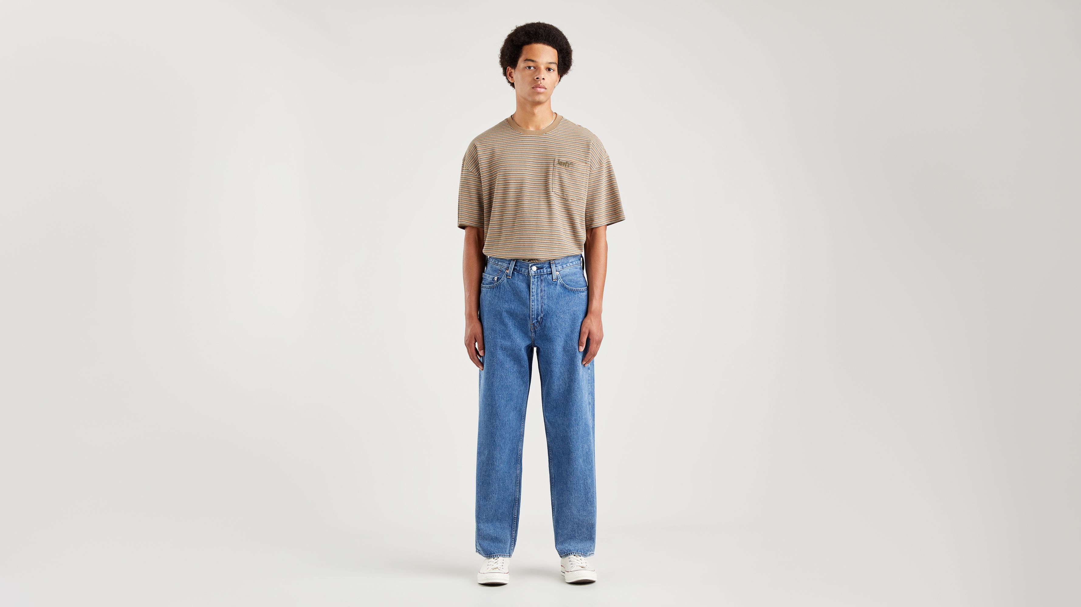 Stay Baggy Tapered Jeans - Blue | Levi's® AD