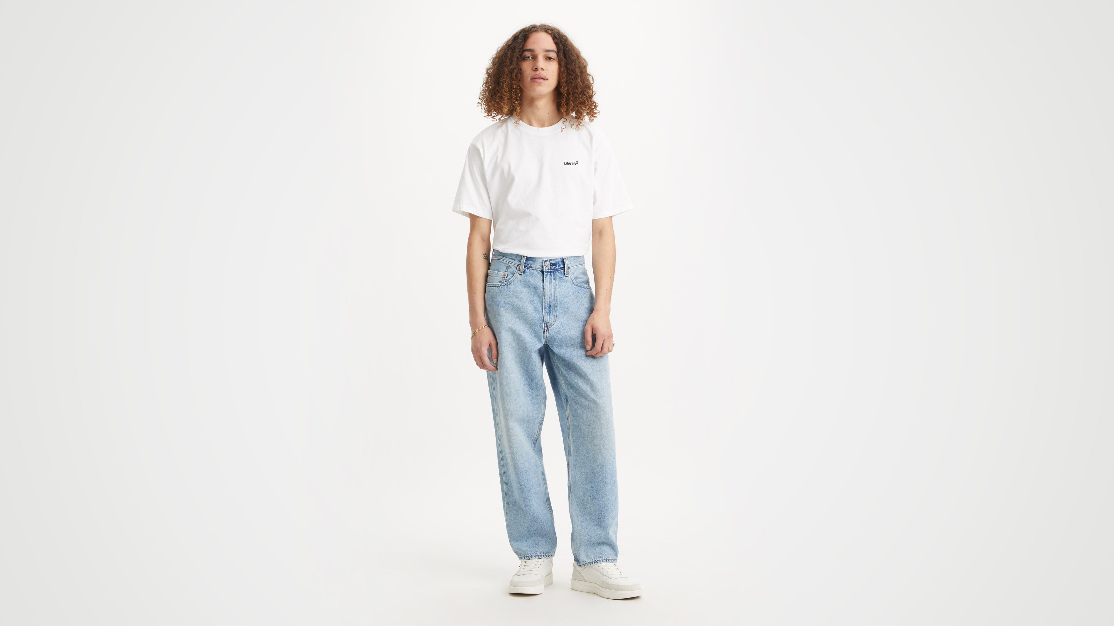 Stay Baggy Tapered Jeans - Blue | Levi's® BE