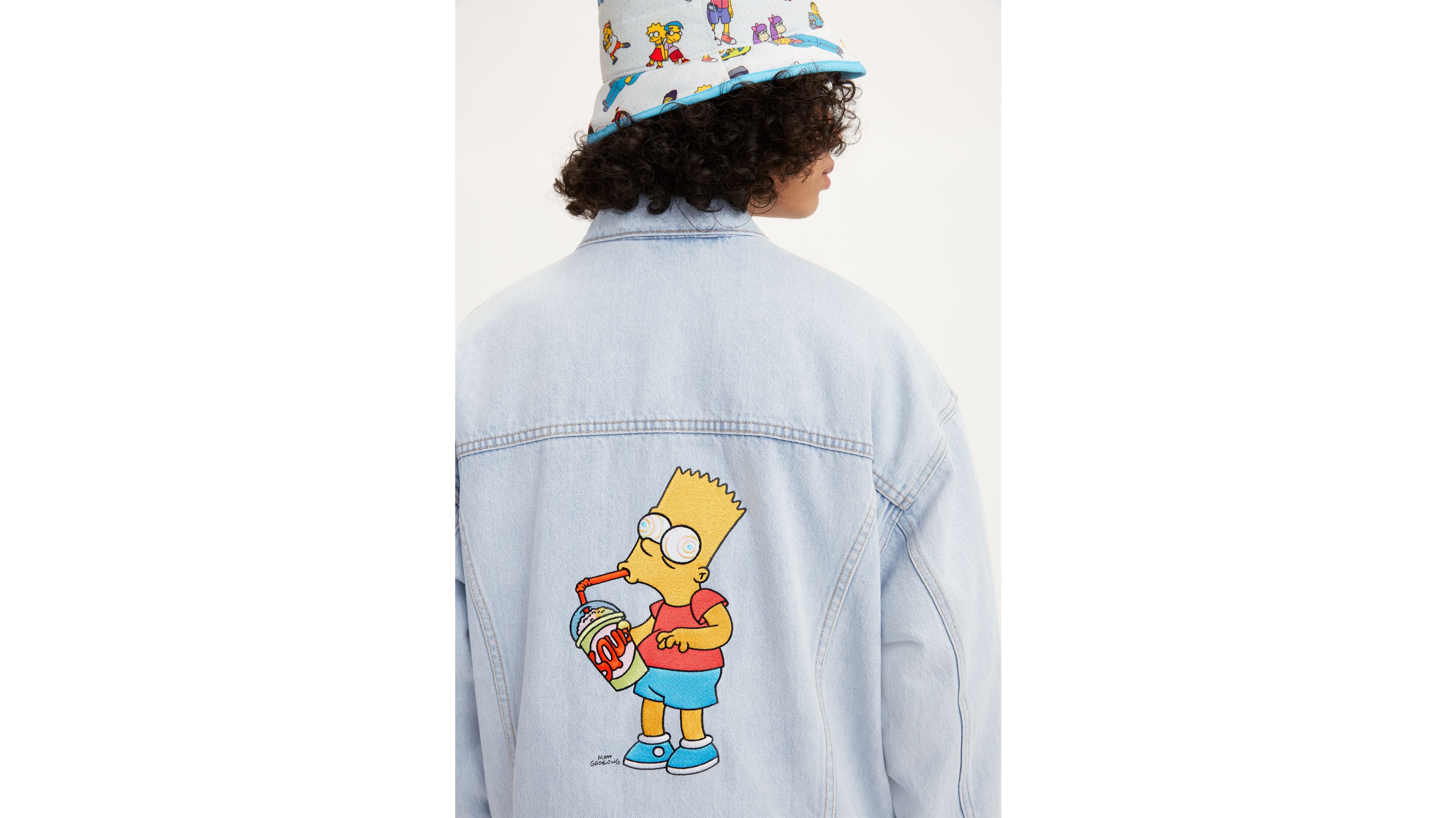 The Simpsons™ X Levi's® Trucker Jacket - Blue | Levi's® ES