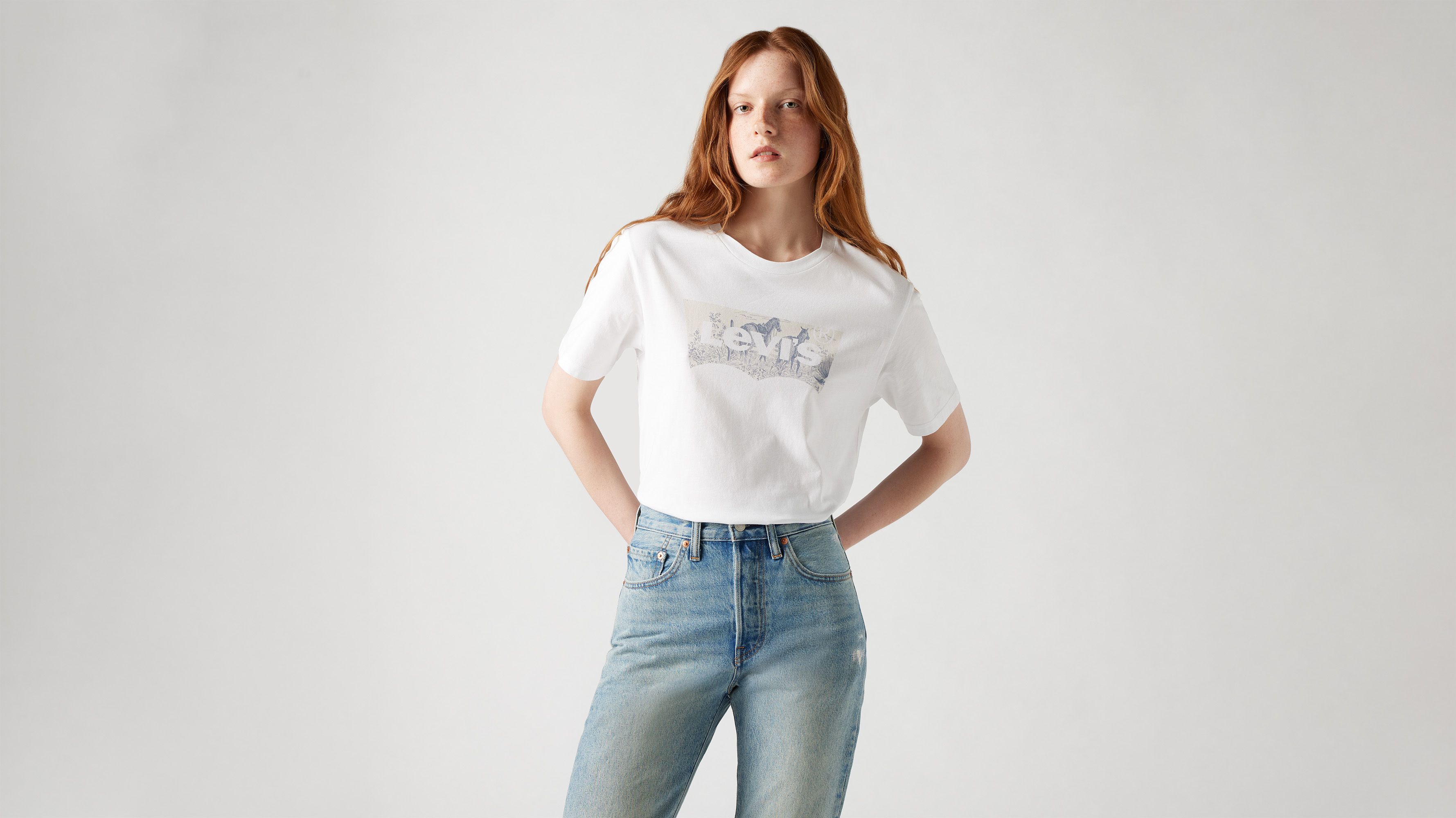 The Perfect Tee - White | Levi's® GB