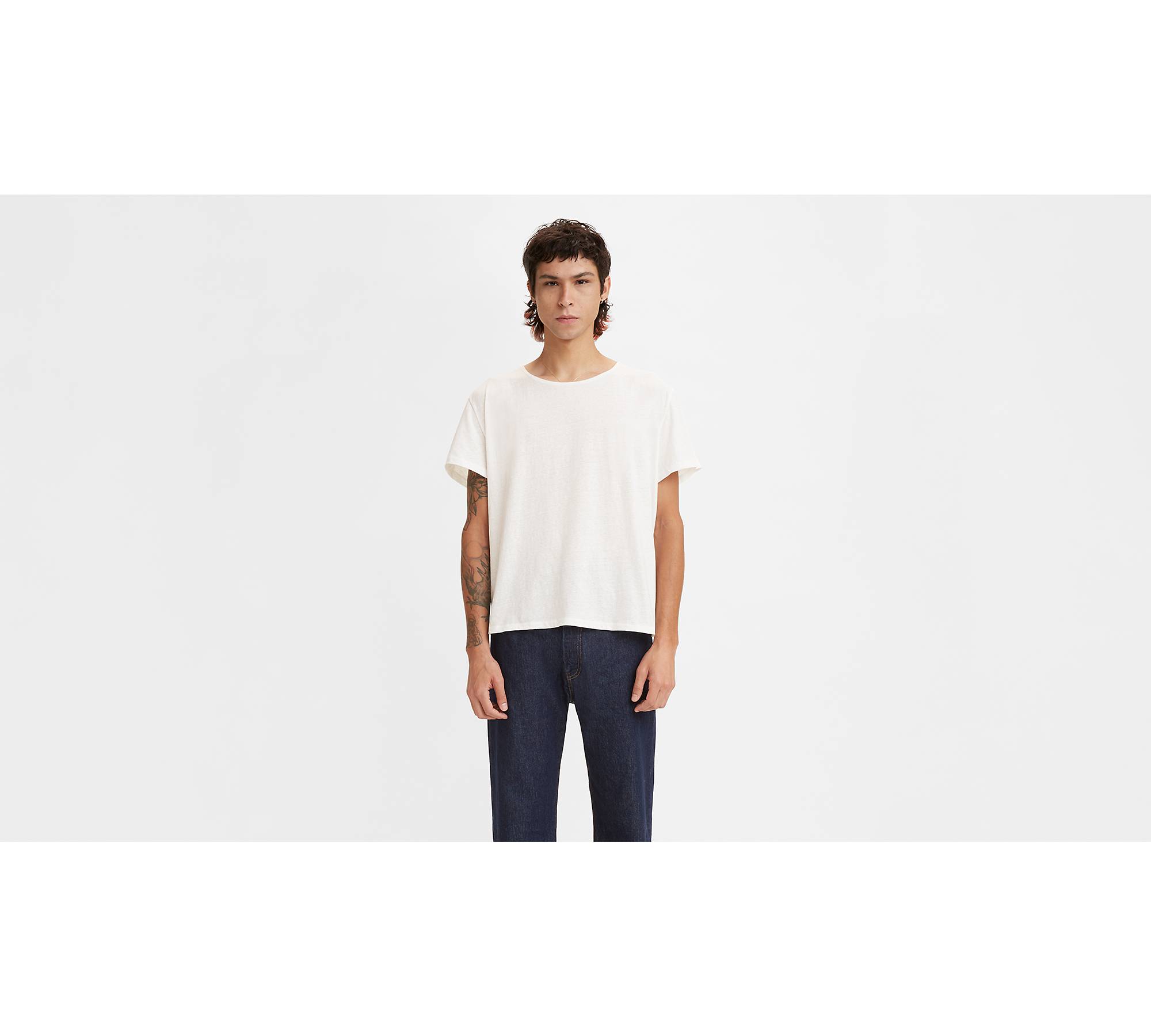 Open Neck T-shirt - White | Levi's® US