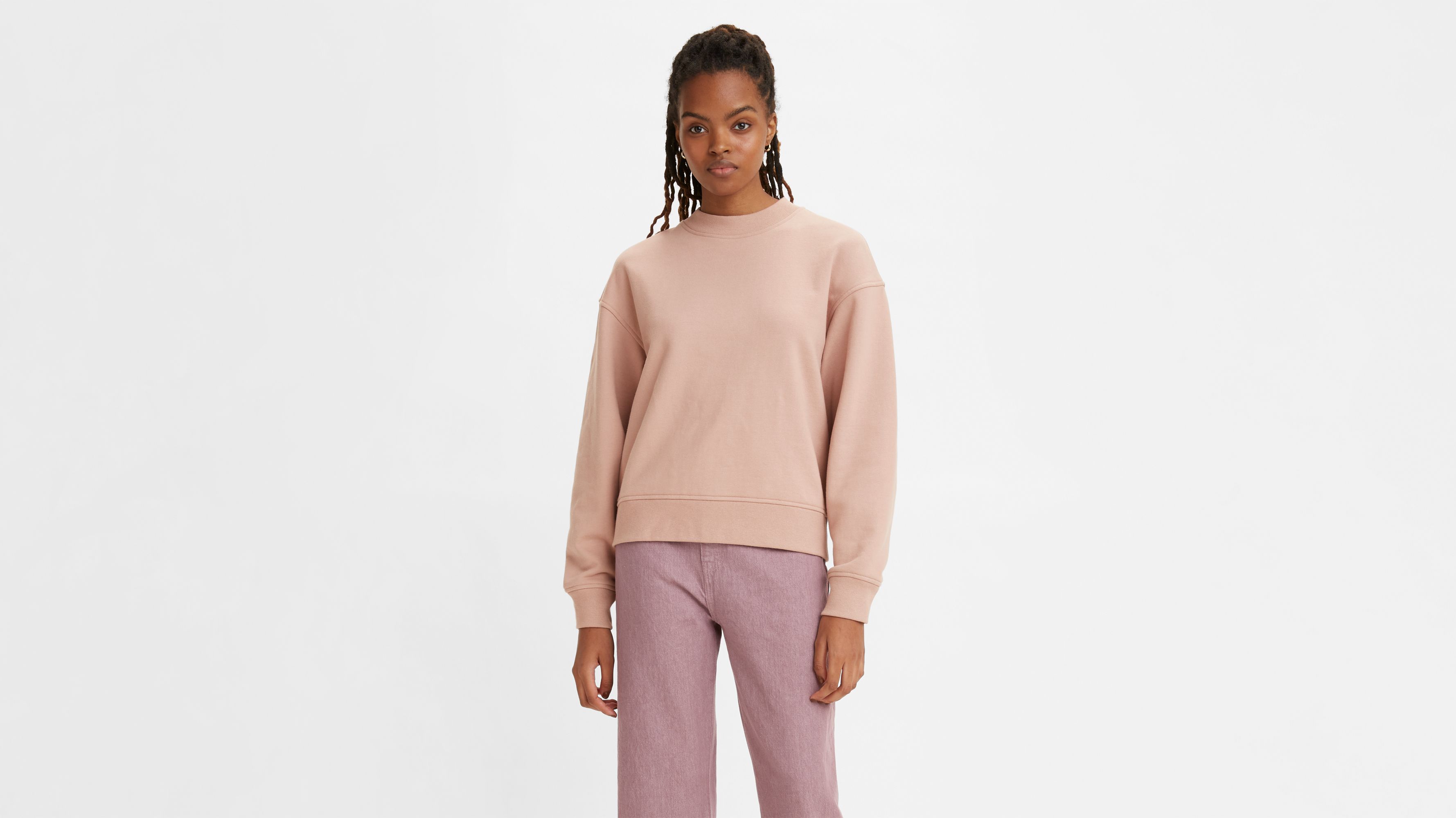 Levi's® Made & Crafted® Classic Crewneck Sweatshirt Pink