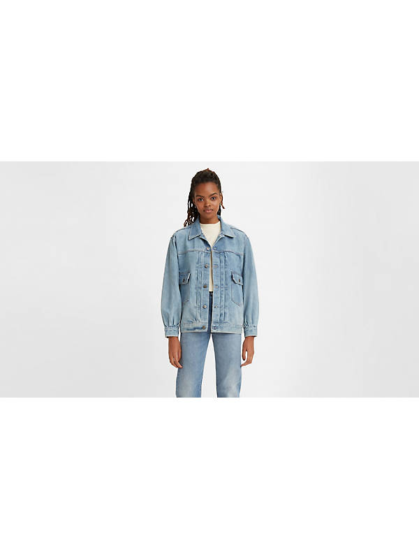 Levi's® Made & Crafted® Tucked Type Ii Trucker Jacket - Blue | Levi's® GI