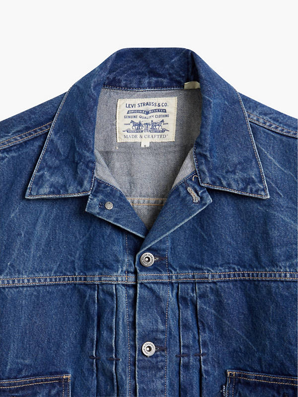 Levi's® Made & Crafted® Tucked Type Ii Trucker Jacket - Blue | Levi's® SI