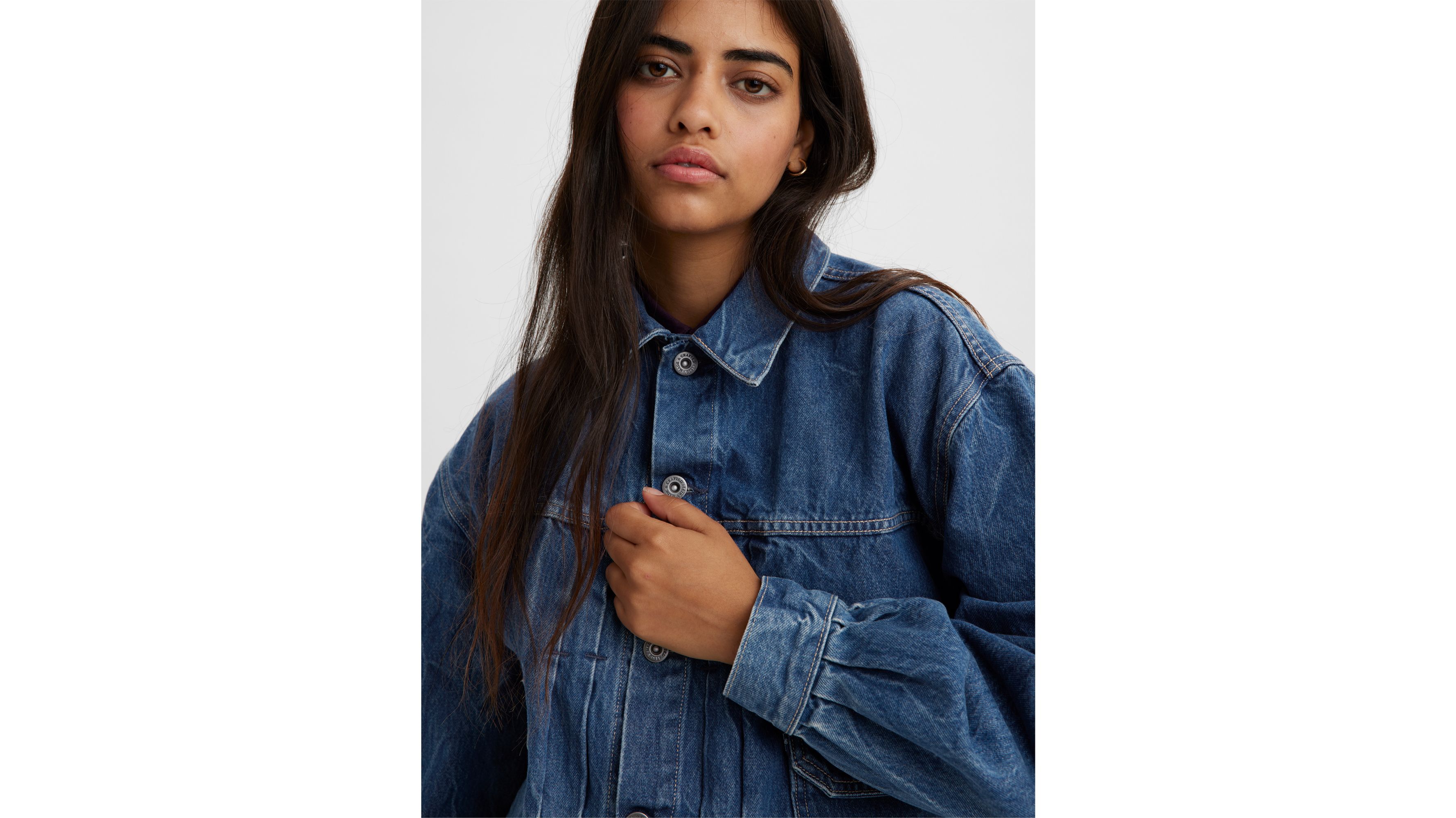 LEVI’S MADE&CRAFTED TUCKED TYPE II Levi's® Made & Crafted® Tucked Type Ii Trucker Jacket - Blue