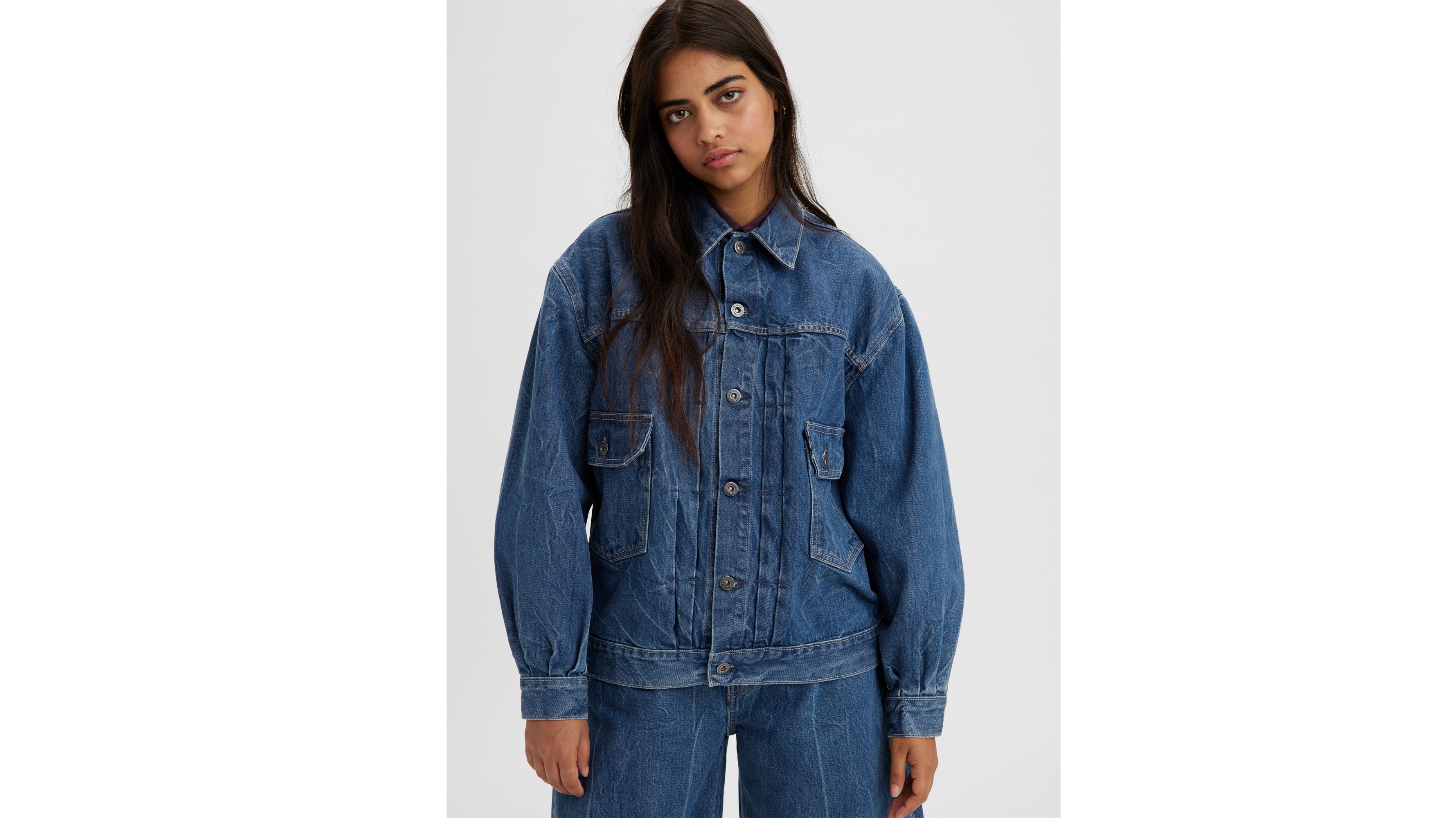 Levi's® Made & Crafted® Tucked Type Ii Trucker Jacket - Blue 