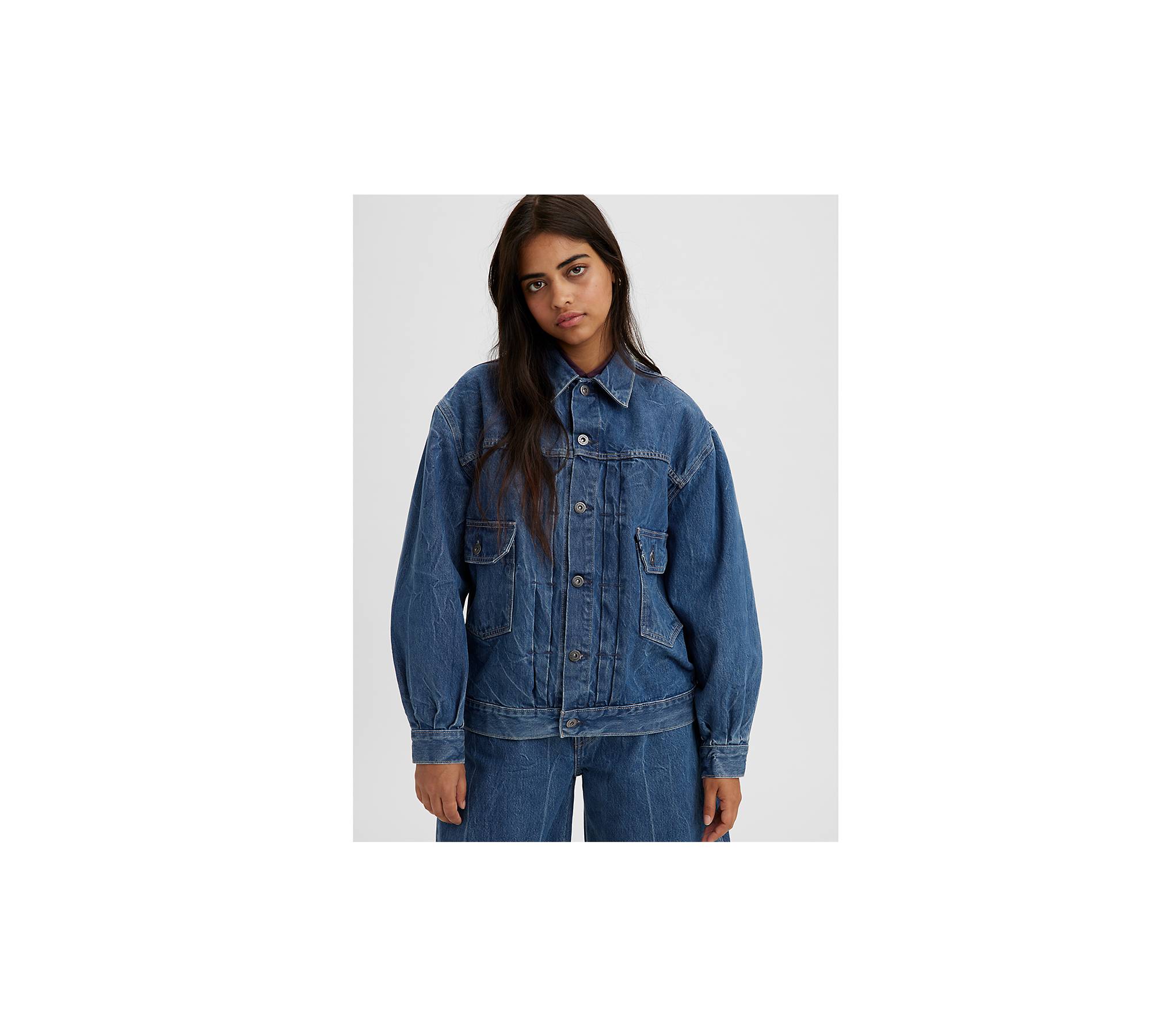 Levi's® Made & Crafted® Tucked Type Ii Trucker Jacket - Blue 