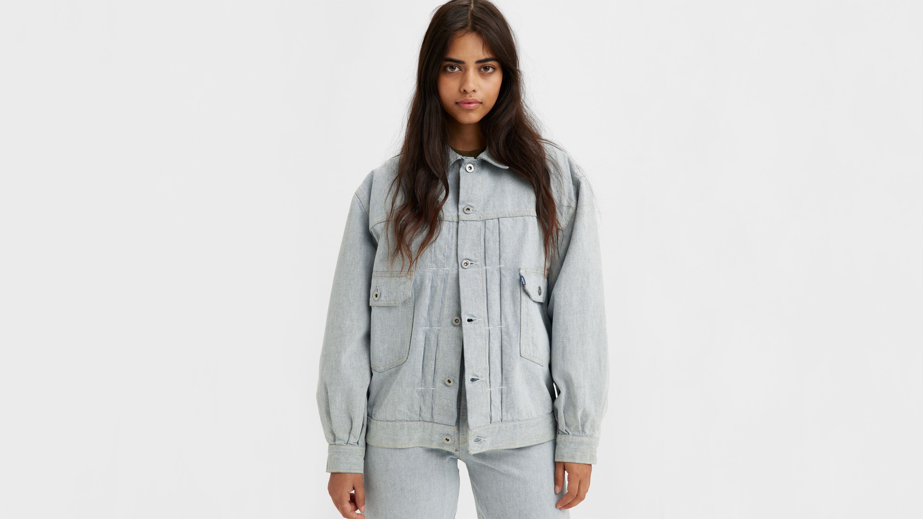 LEVI’S MADE&CRAFTED TUCKED TYPE II Levi's® Made & Crafted® Tucked Type Ii Trucker Jacket - Blue