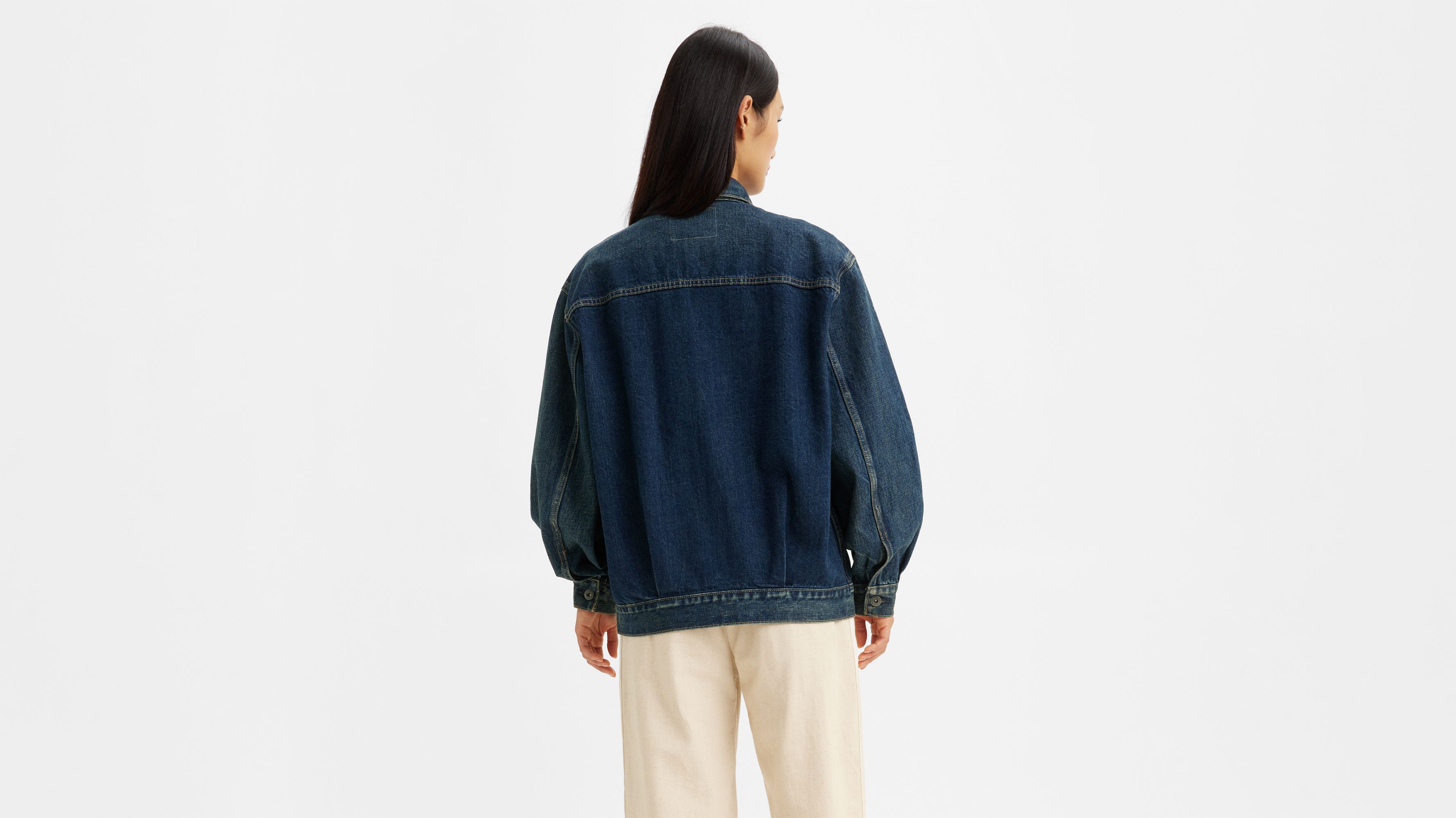 LEVI’S MADE&CRAFTED TUCKED TYPE II Tucked Type Ii Trucker Jacket - Dark Wash | Levi's® US