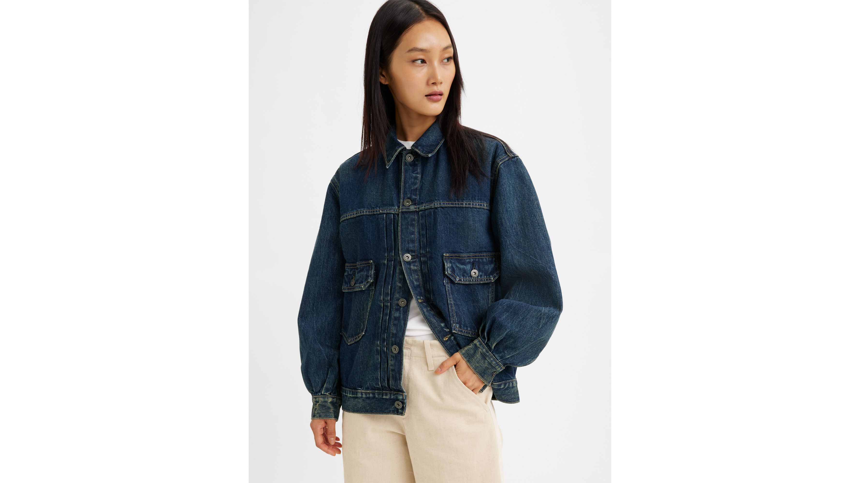 Levis made and store crafted trucker jacket