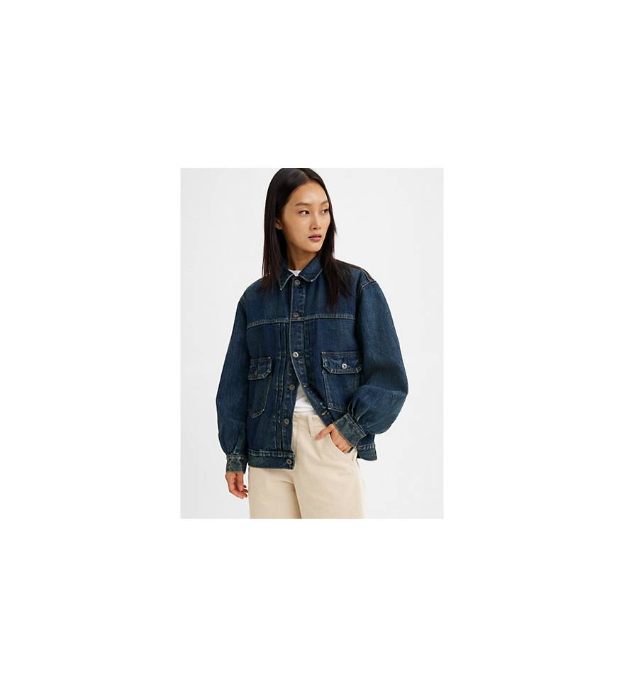 Levi's® Made & Crafted® Tucked Type Ii Trucker Jacket - Blue