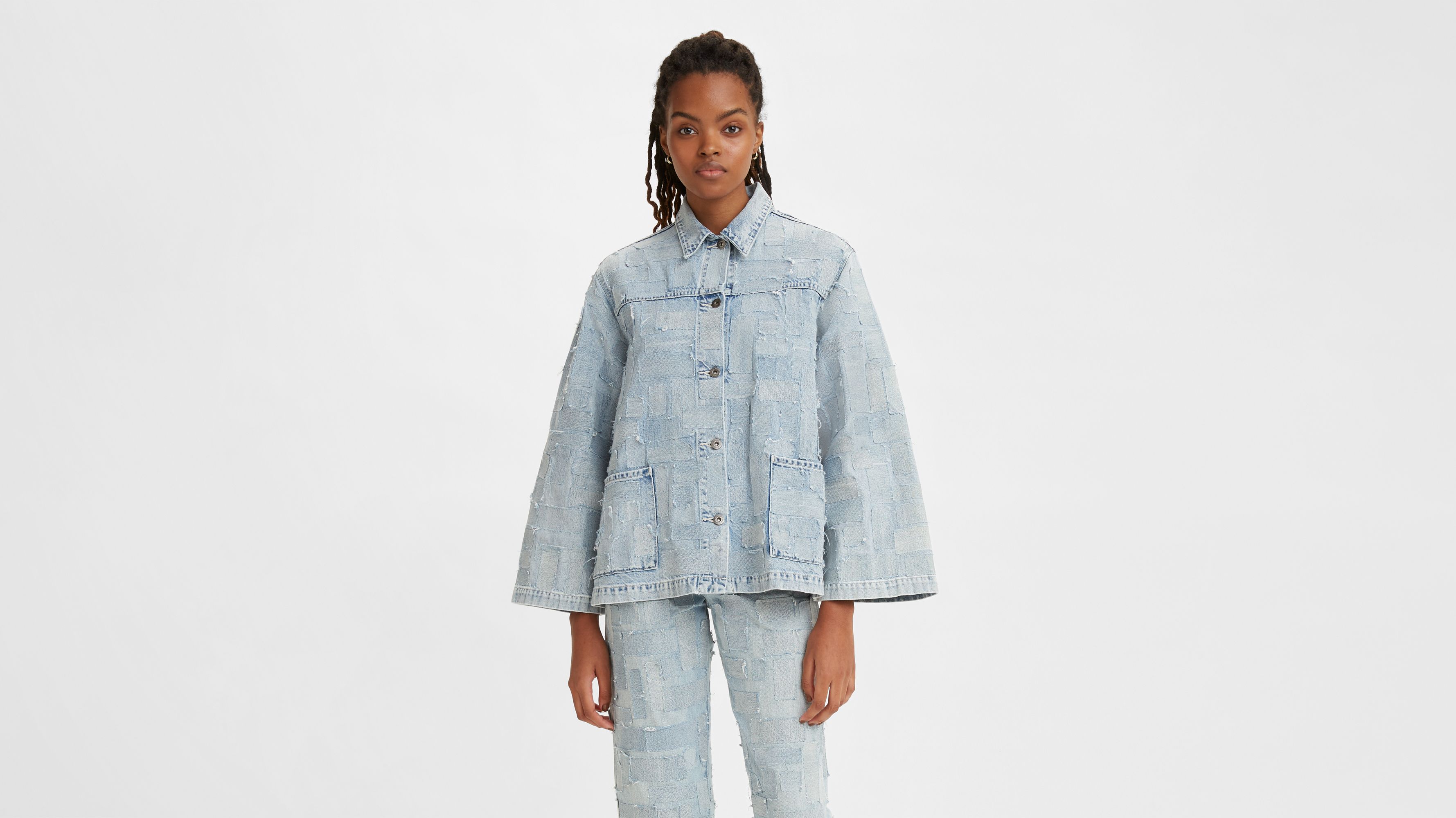 Veste Levi's Made And Crafted Worker - Taille M, Bleu, Neuve Avec étiquettes - Style Bomber Travail