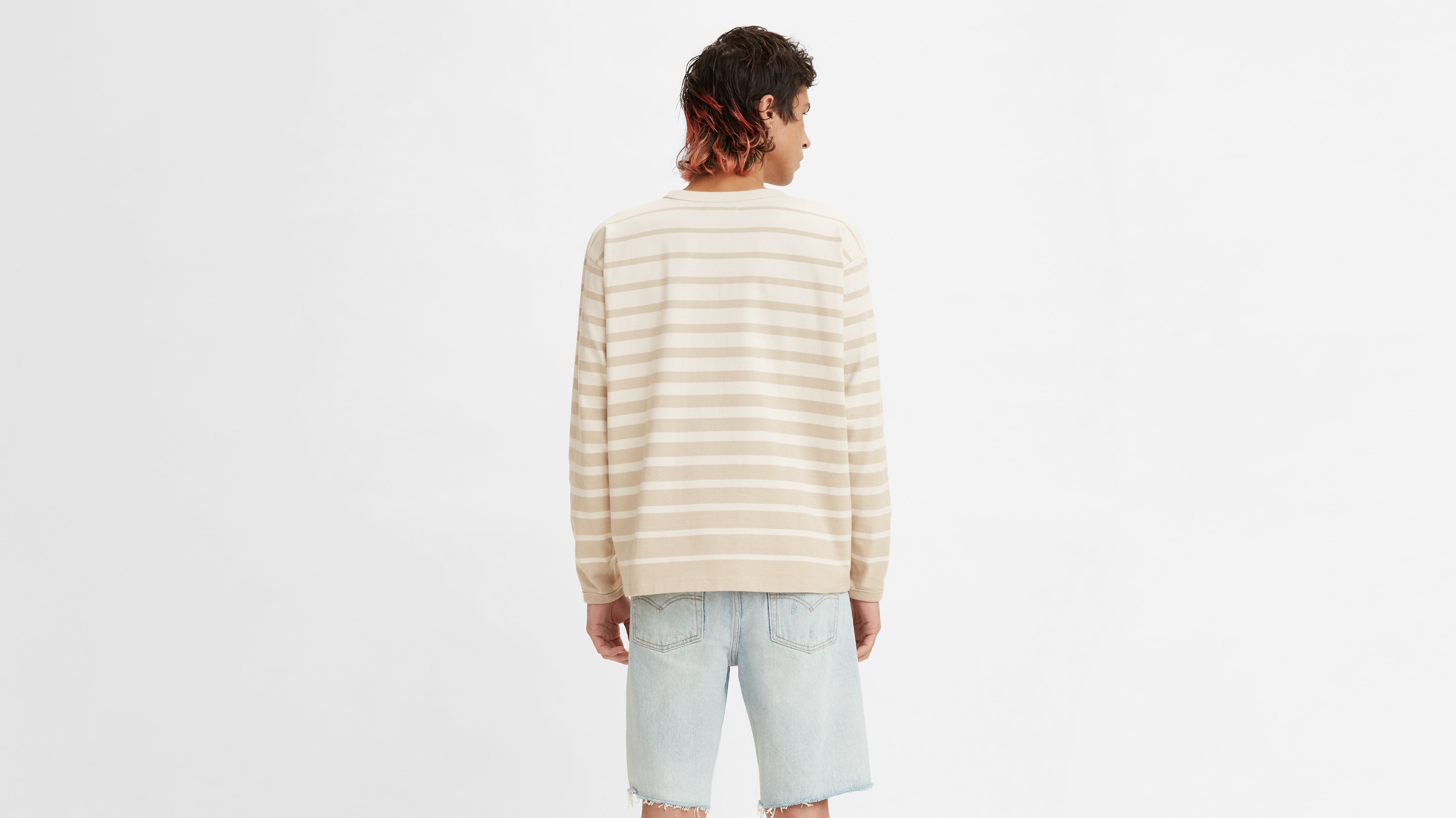 Tシャツ・カットソー Luxury Street Wear Washed Back face t long sleeve unisexual Unisex SpaceX Long Sleeve T-Shirt – SpaceX Store