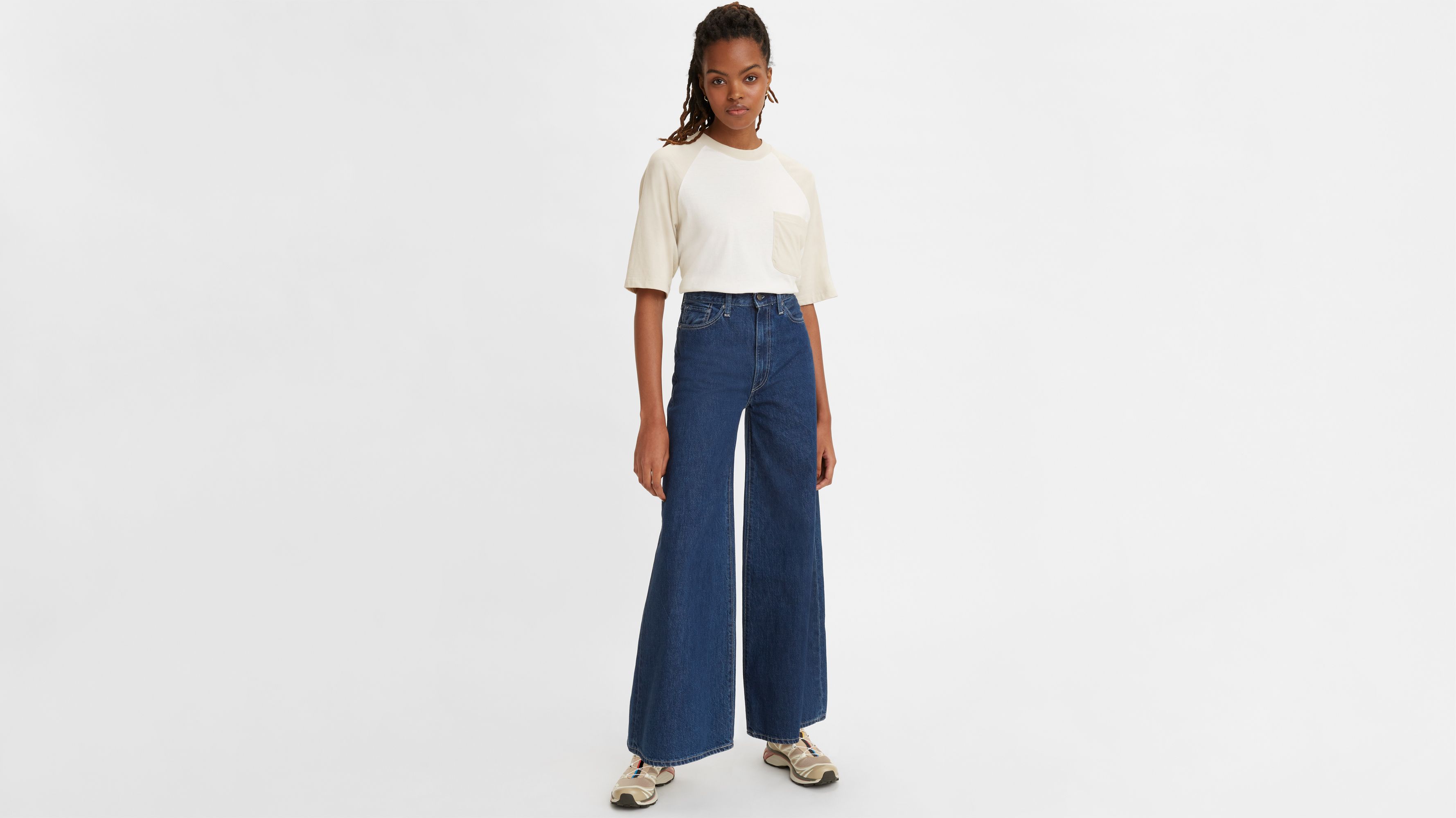 Levi's® Made & Crafted® Full Flare Jeans - Blue