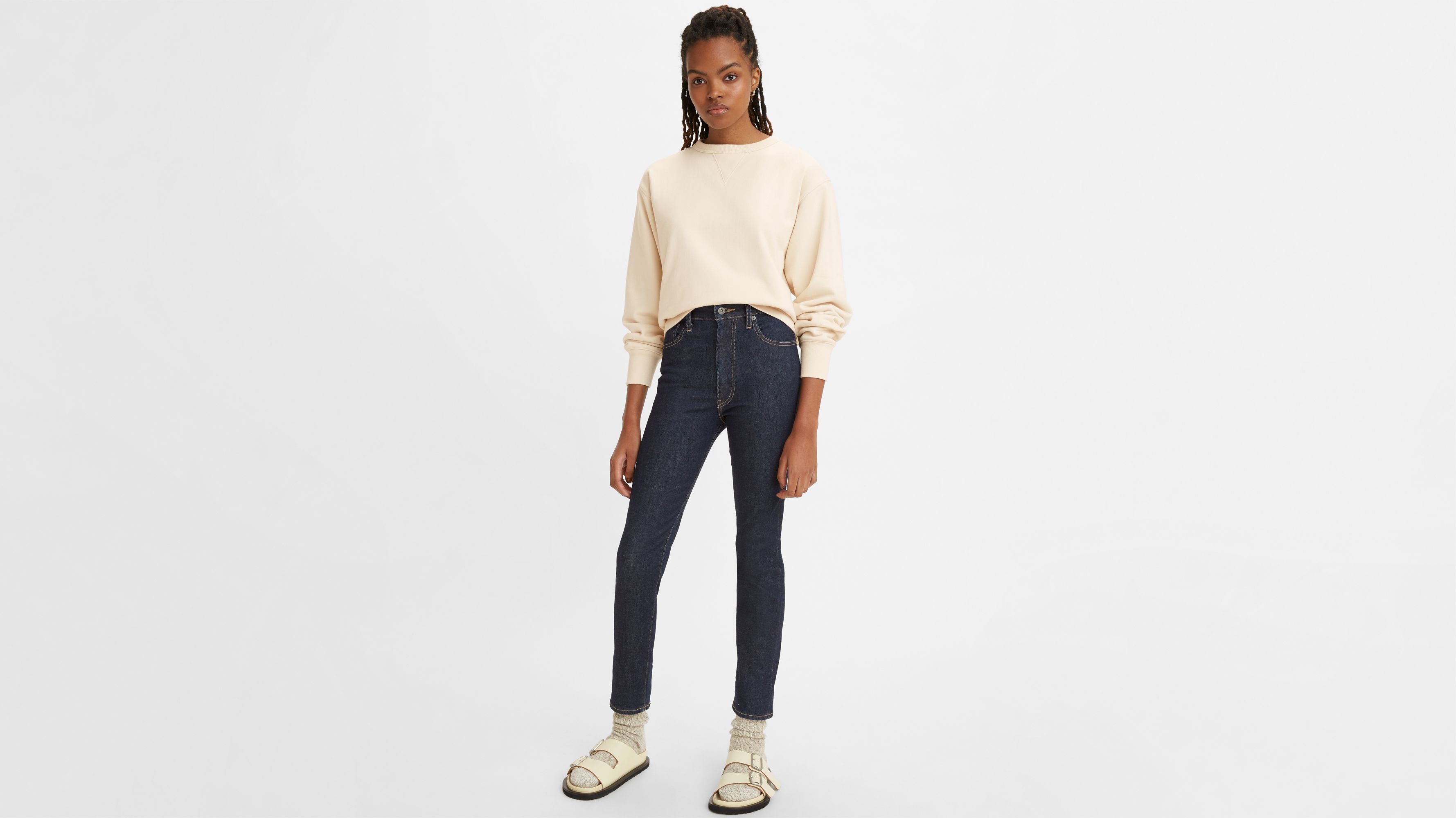 High Rise Slim Fit Women's Jeans - Dark Wash | Levi's® US