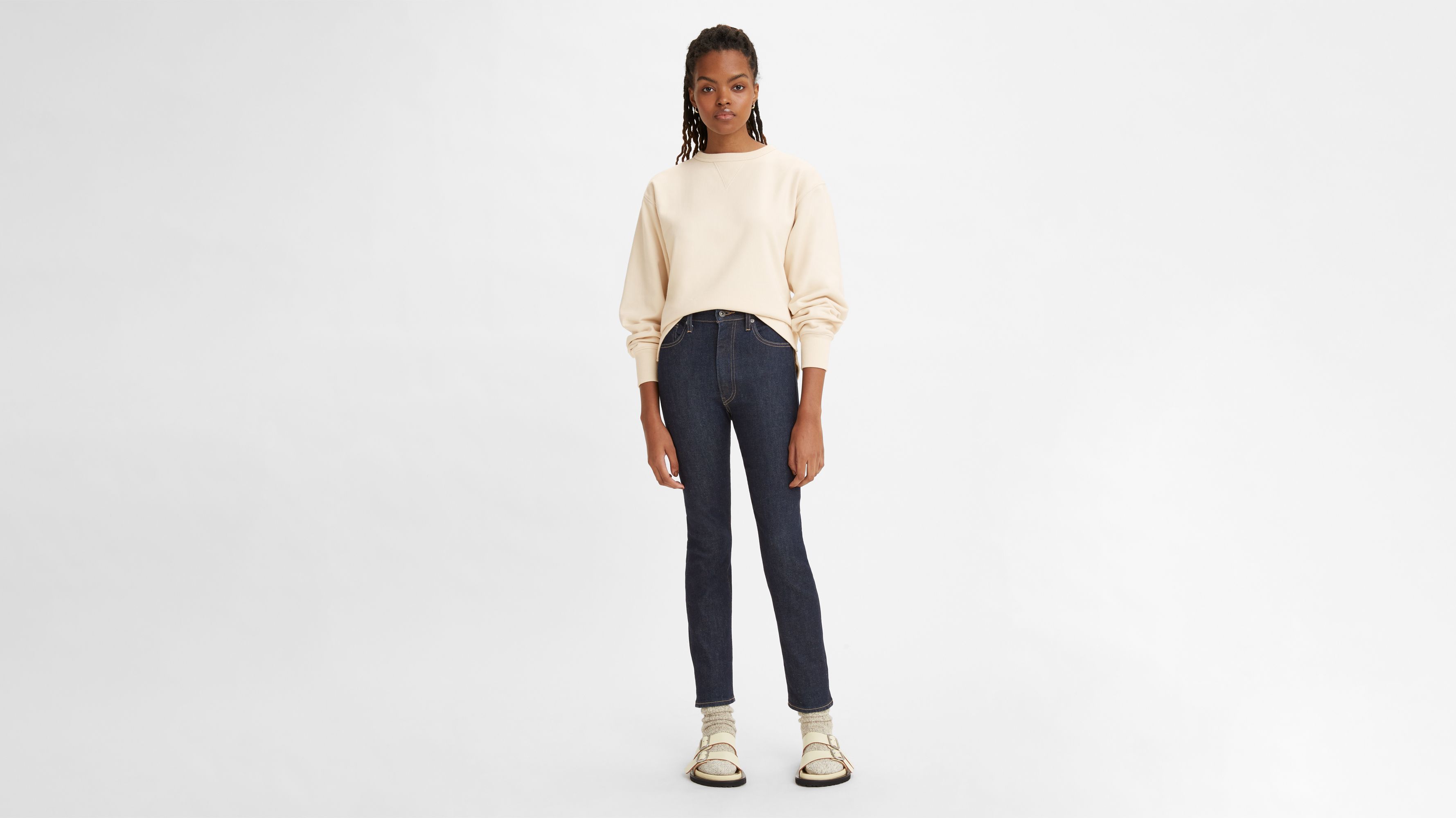 High Rise Slim Fit Women's Jeans - Dark Wash | Levi's® US