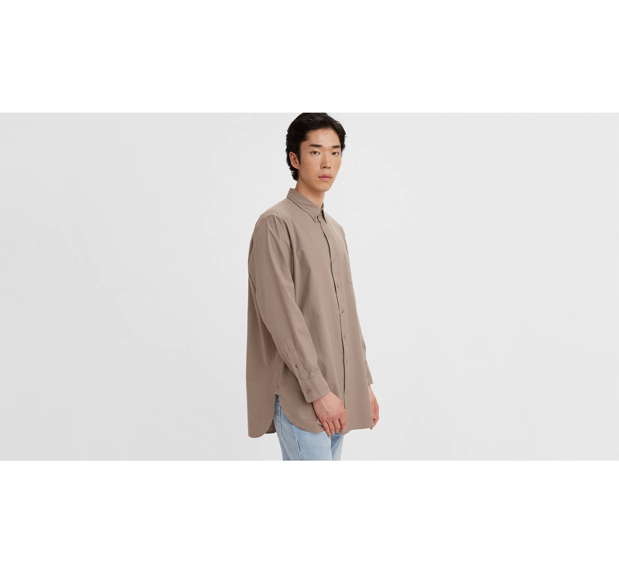 Levi's® Made & Crafted® Classic Long Sleeve Shirt - Neutral