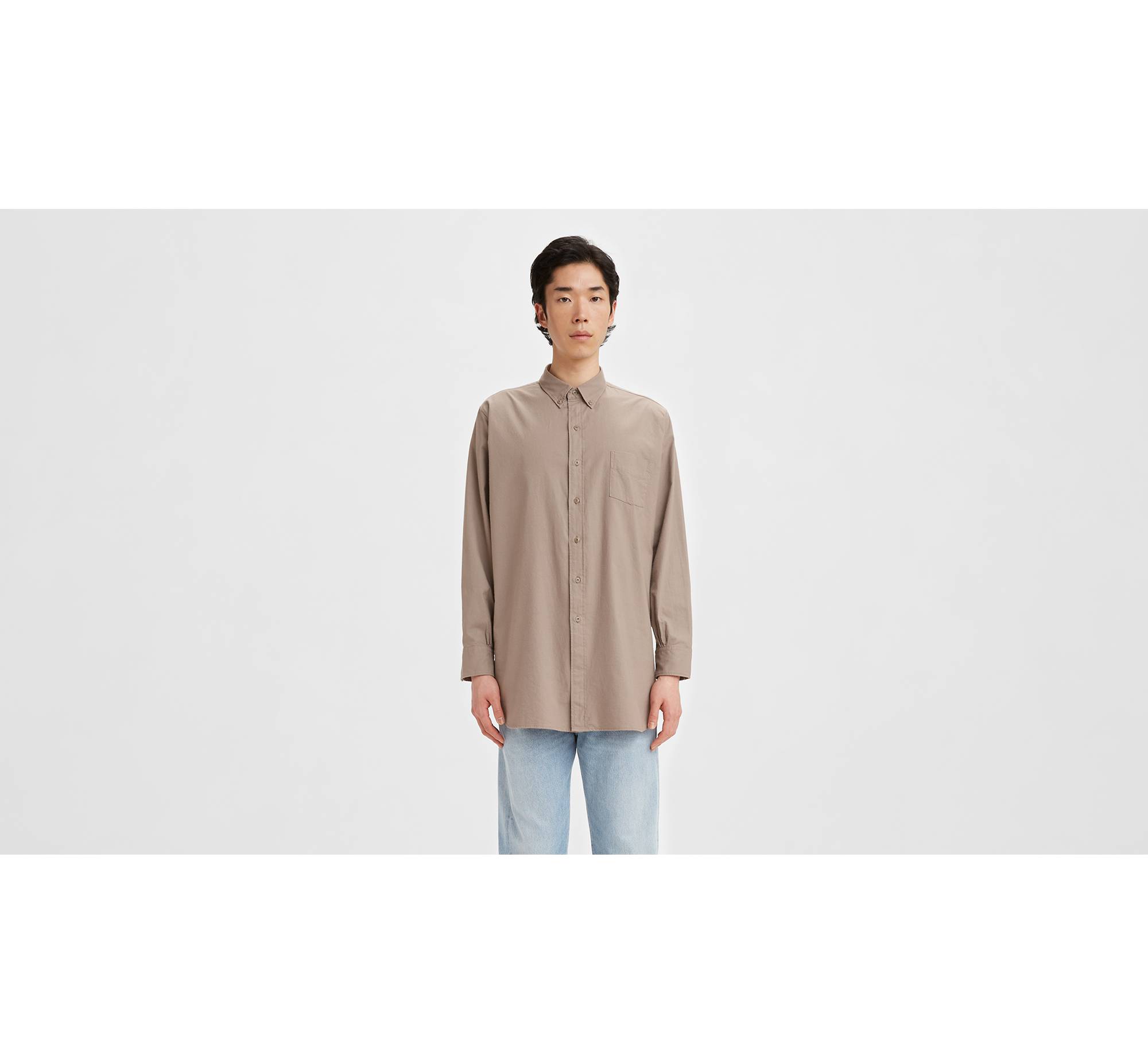 Levi's® Made & Crafted® Classic Long Sleeve Shirt - Neutral