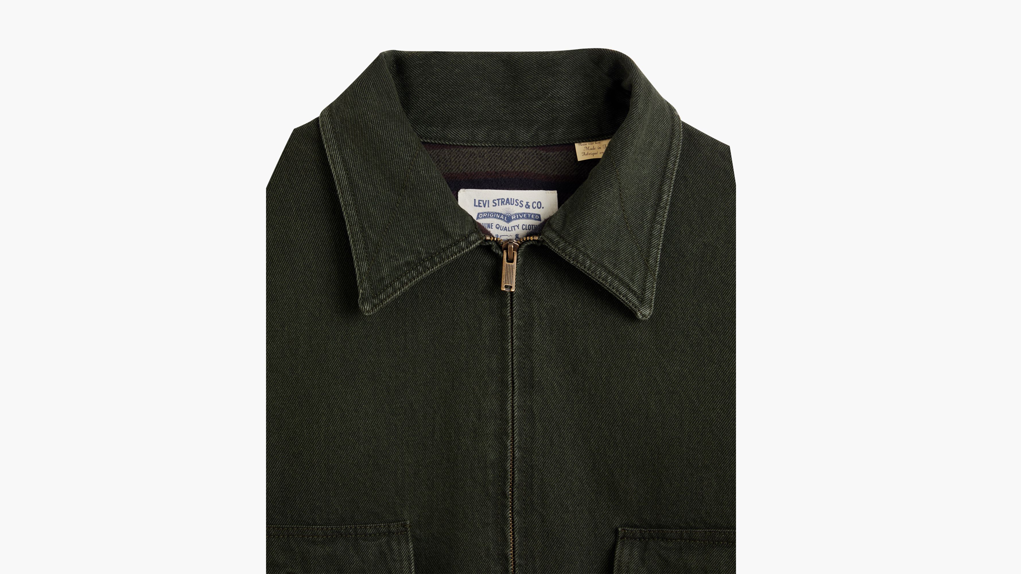 Levi's® Made & Crafted® Union Trucker Jacket - Green | Levi's® CZ