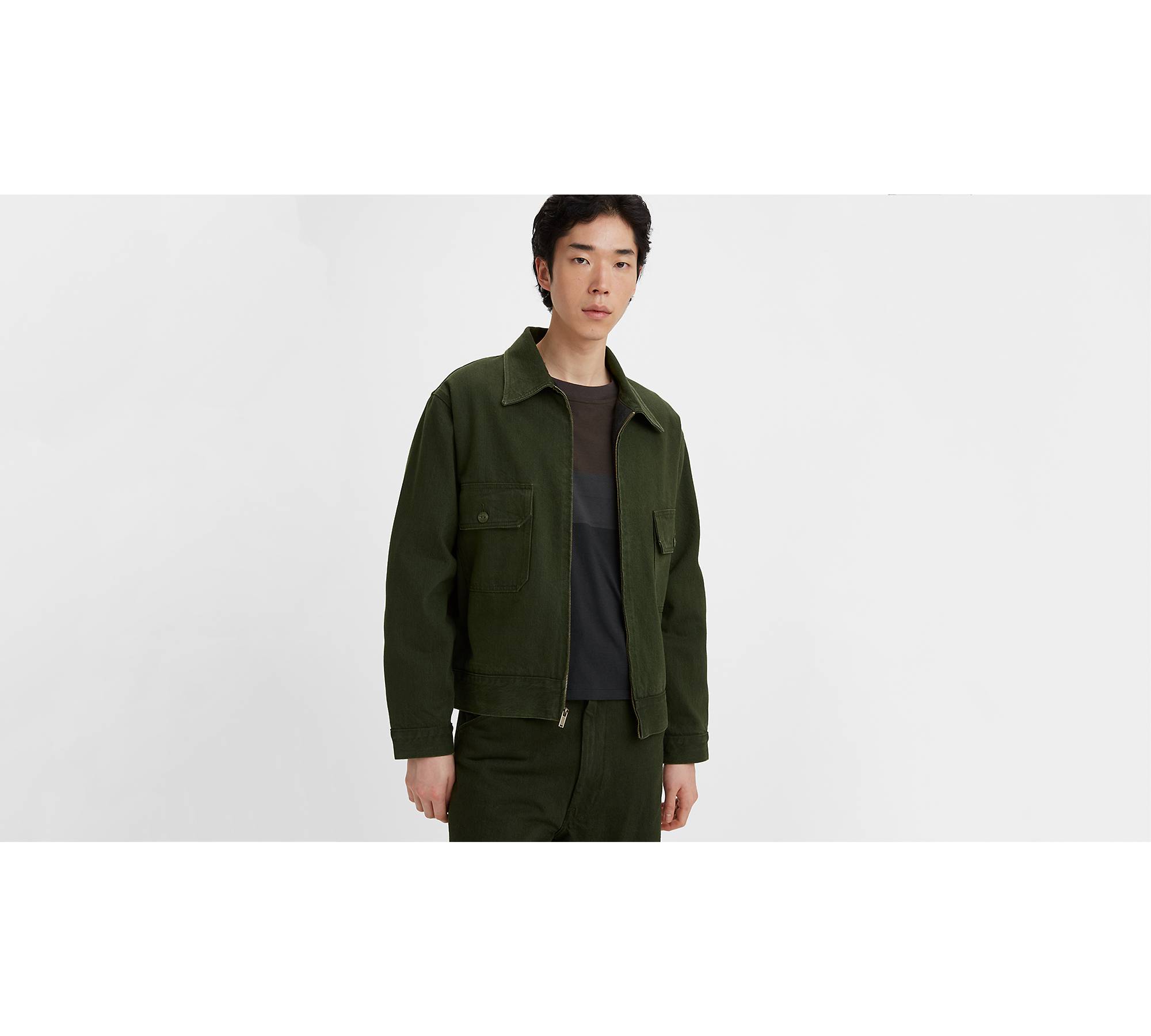Levi's® Made & Crafted® Union Trucker Jacket - Green | Levi's® FR