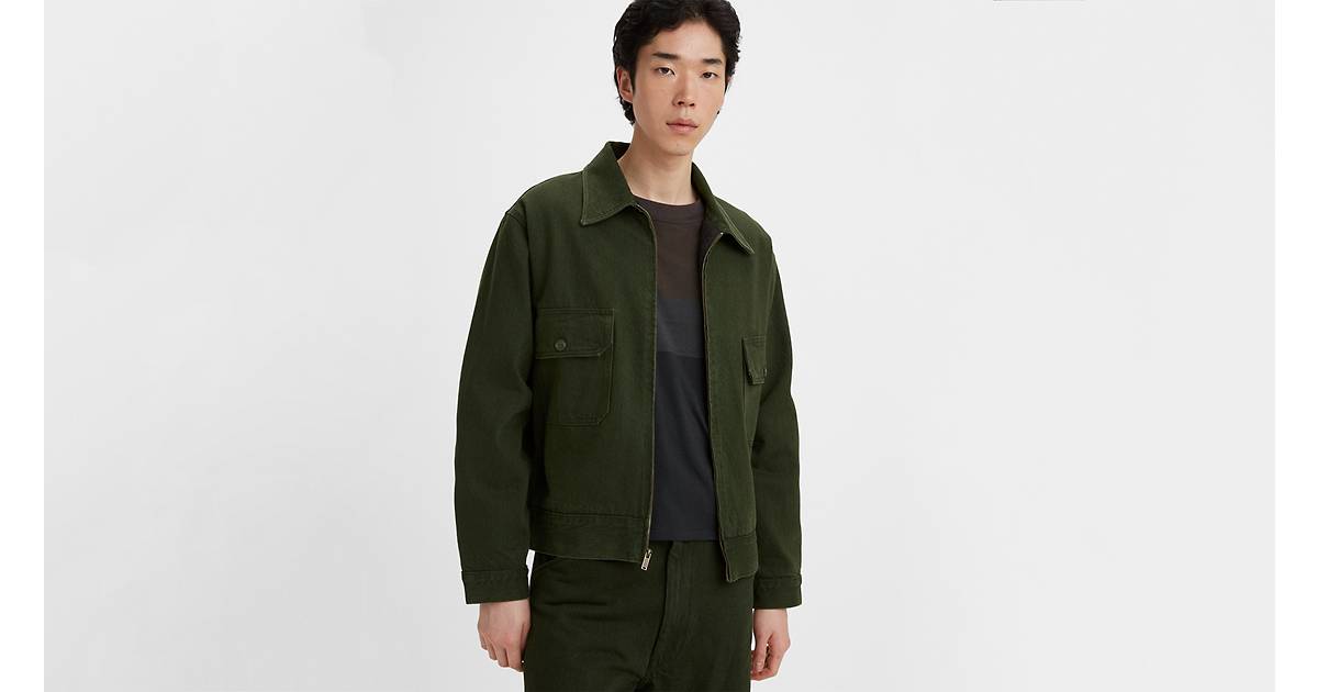 Levi's® Made & Crafted® Union Trucker Jacket - Green | Levi's® RS