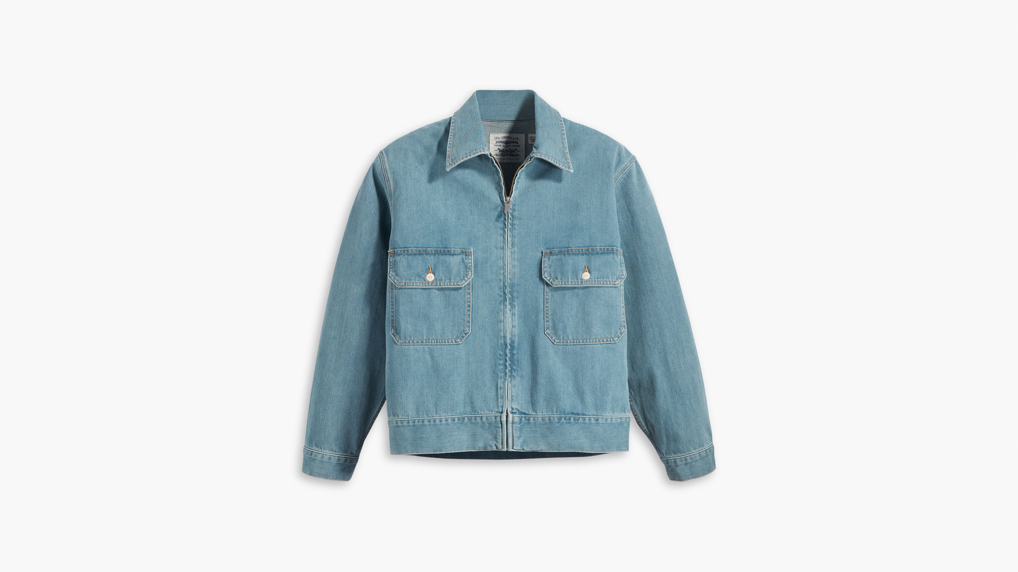 Levi's® Made & Crafted® Union Trucker Jacket - Blue | Levi's® AD