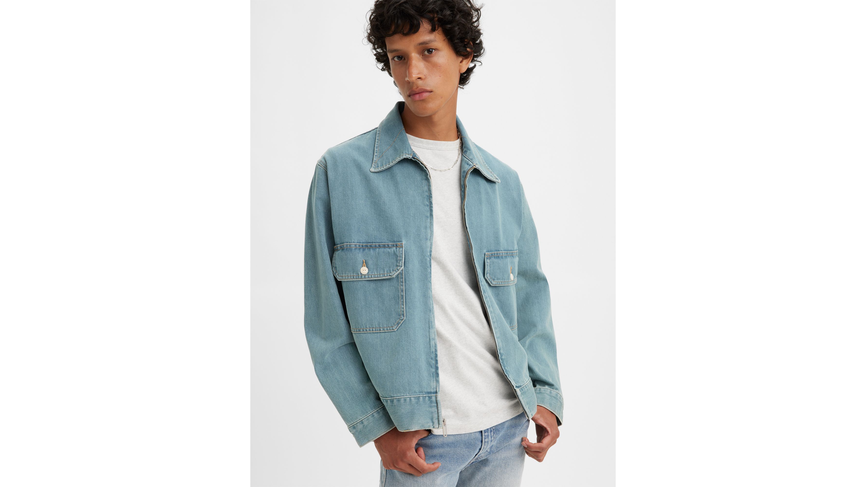 Levis made and shop crafted sherpa jacket