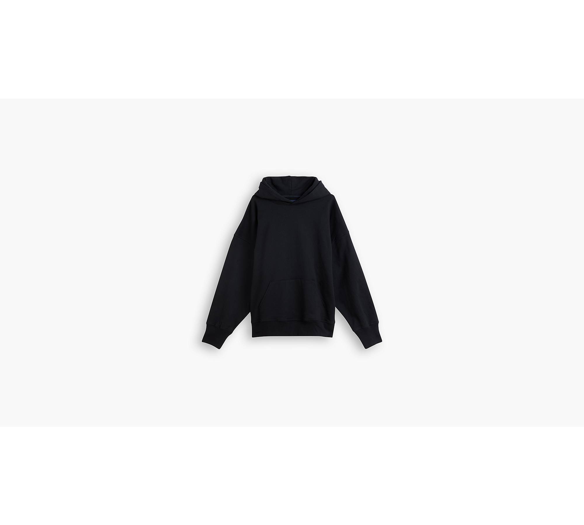 LEVIS Sweat-shirt à capuche de couleur noir en soldes pas cher  2073986-noir00 - Modz