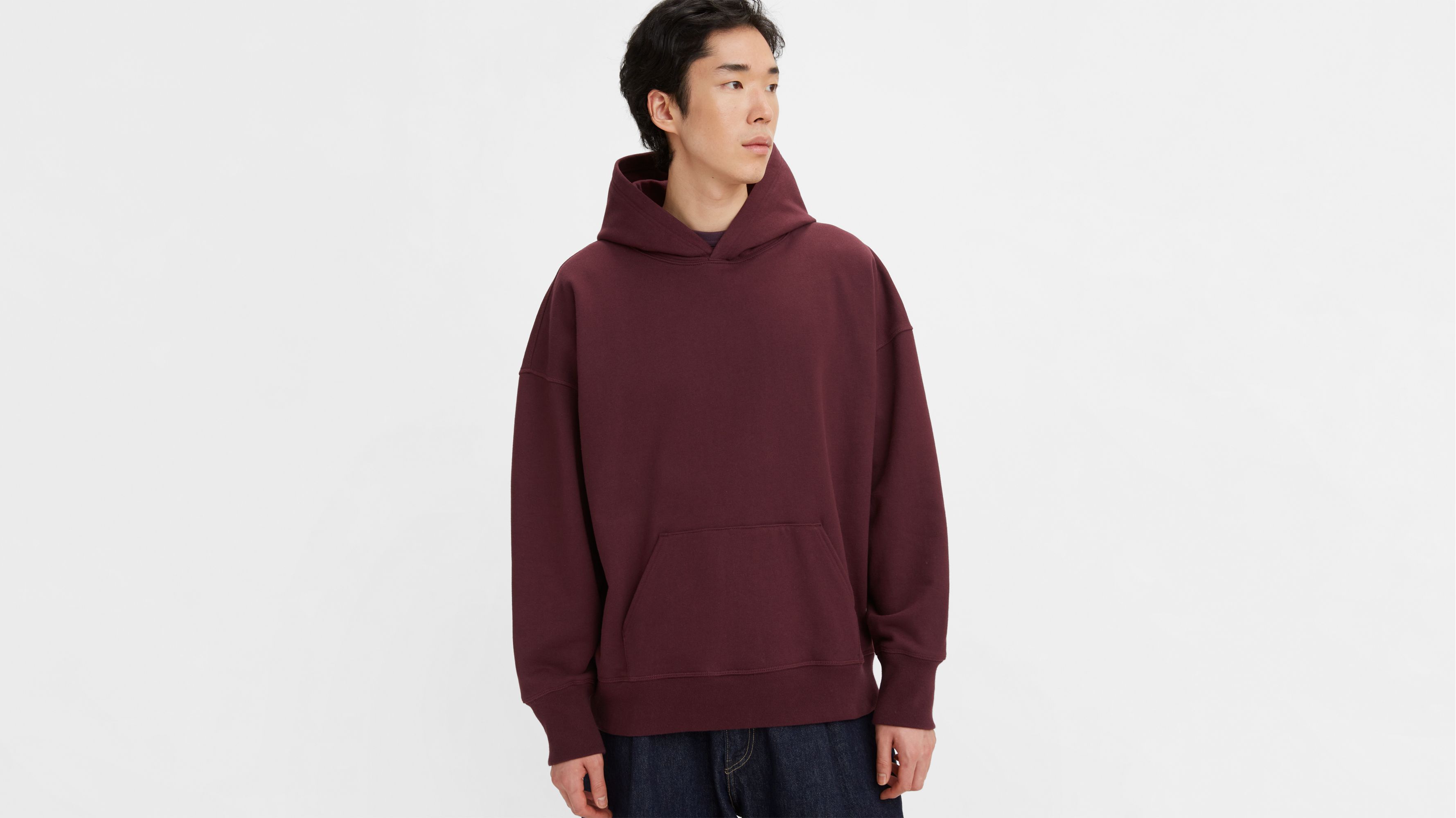 Sweat Levis New Original Bordeaux pour Homme