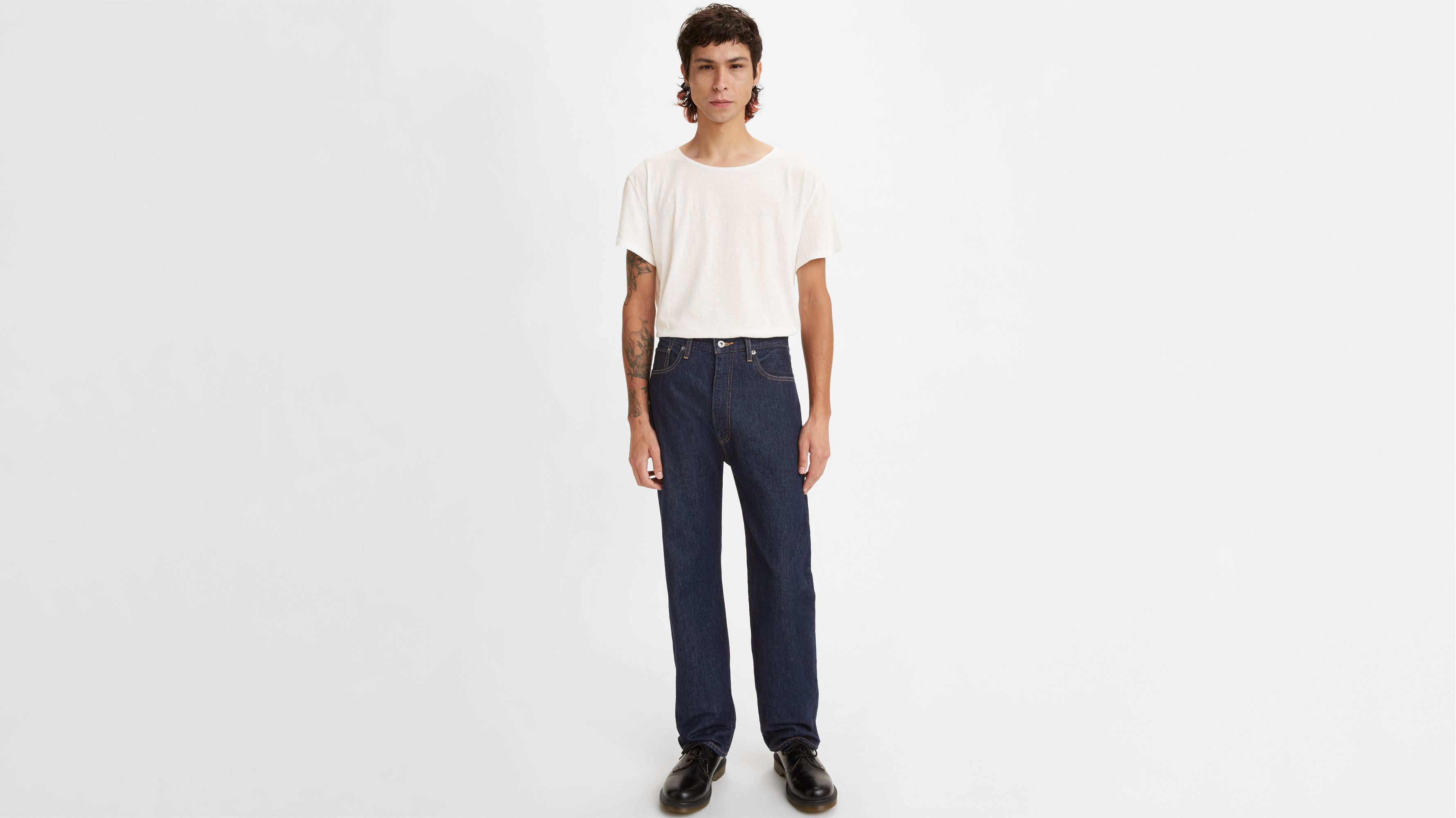 High Rise Straight Fit Men's Jeans - Dark Wash | Levi's® US