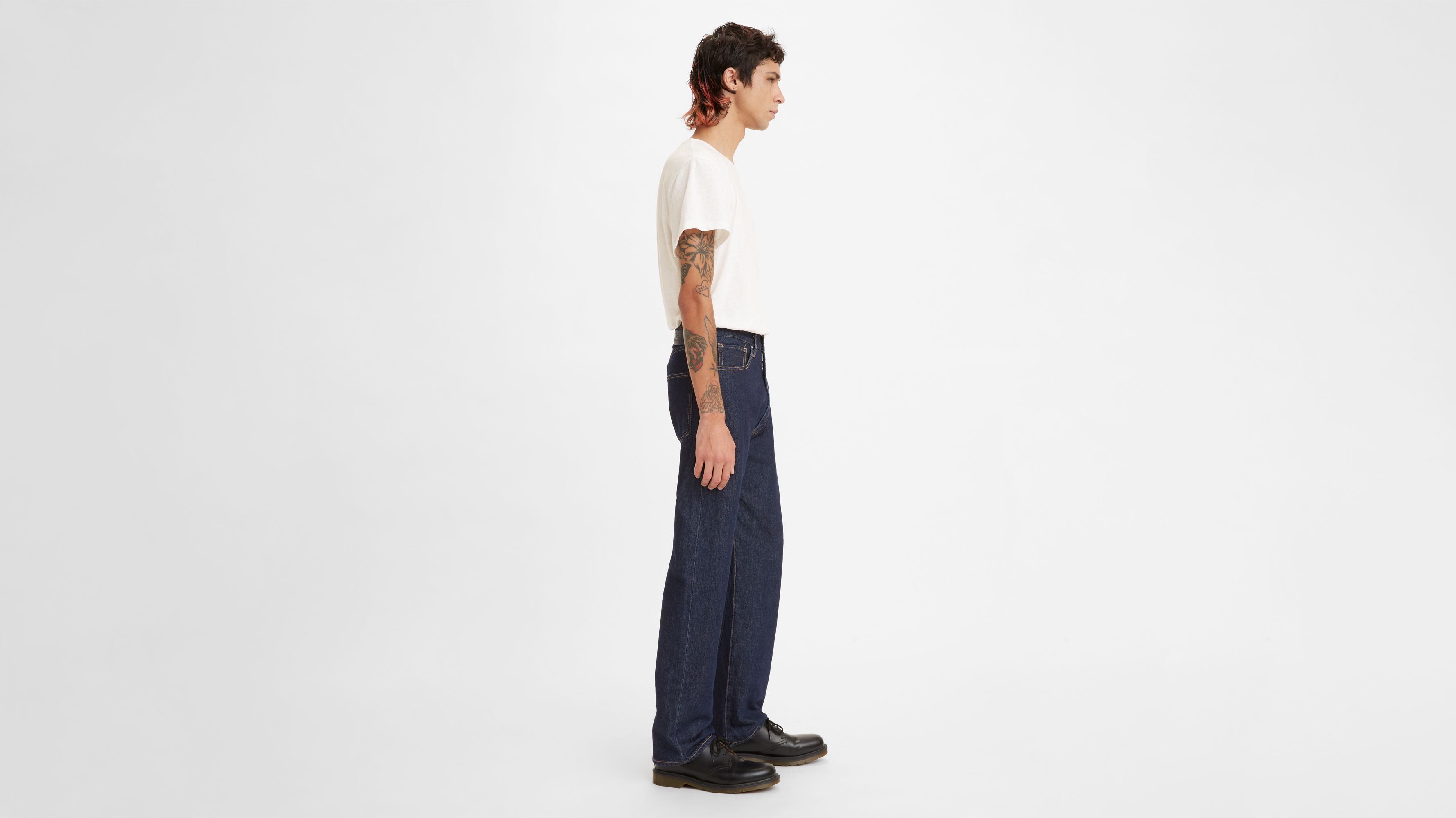 Mens high sale waisted levis