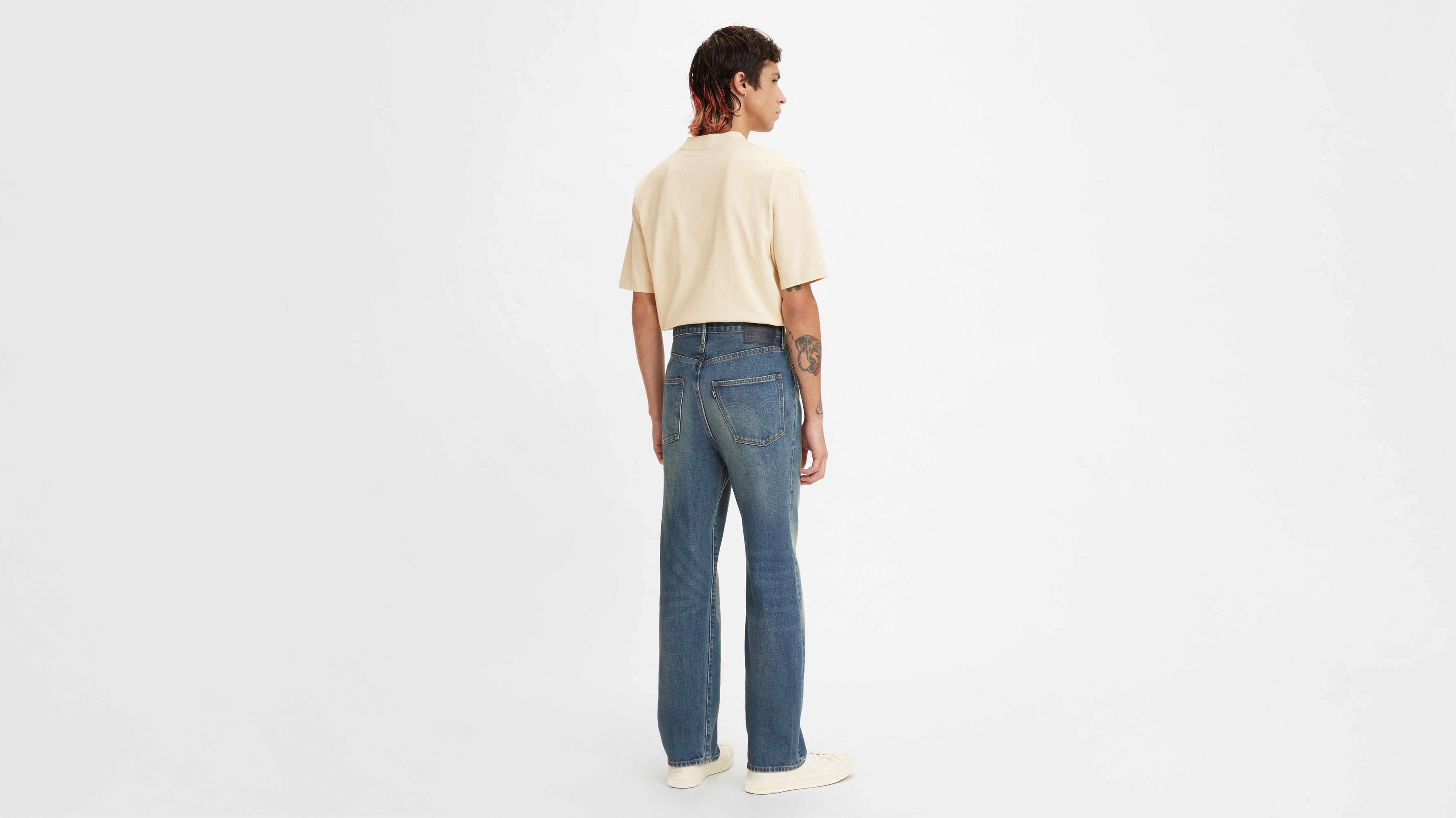 High Rise Straight Fit Men's Jeans 4