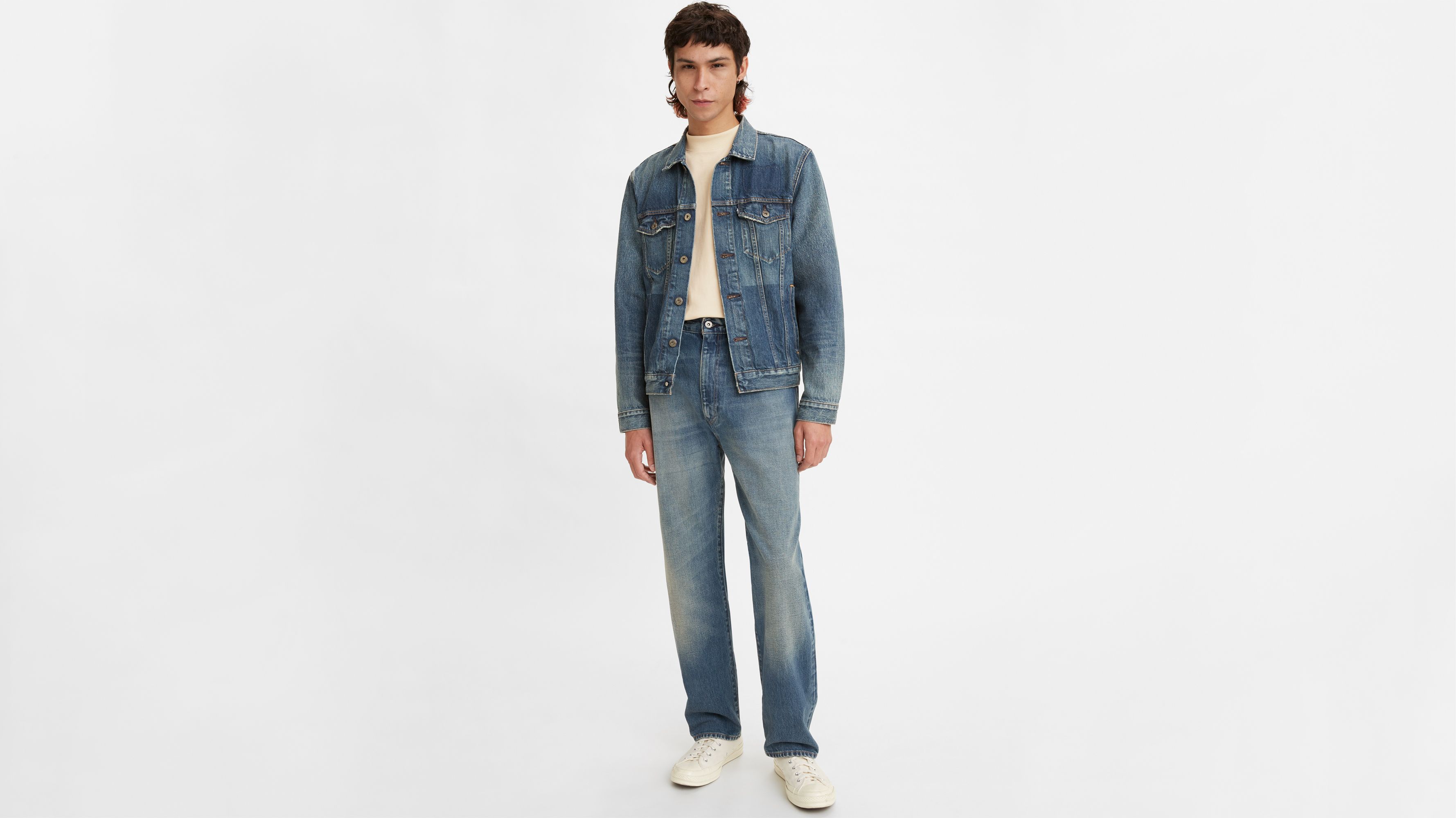 High Rise Straight Fit Men's Jeans 1