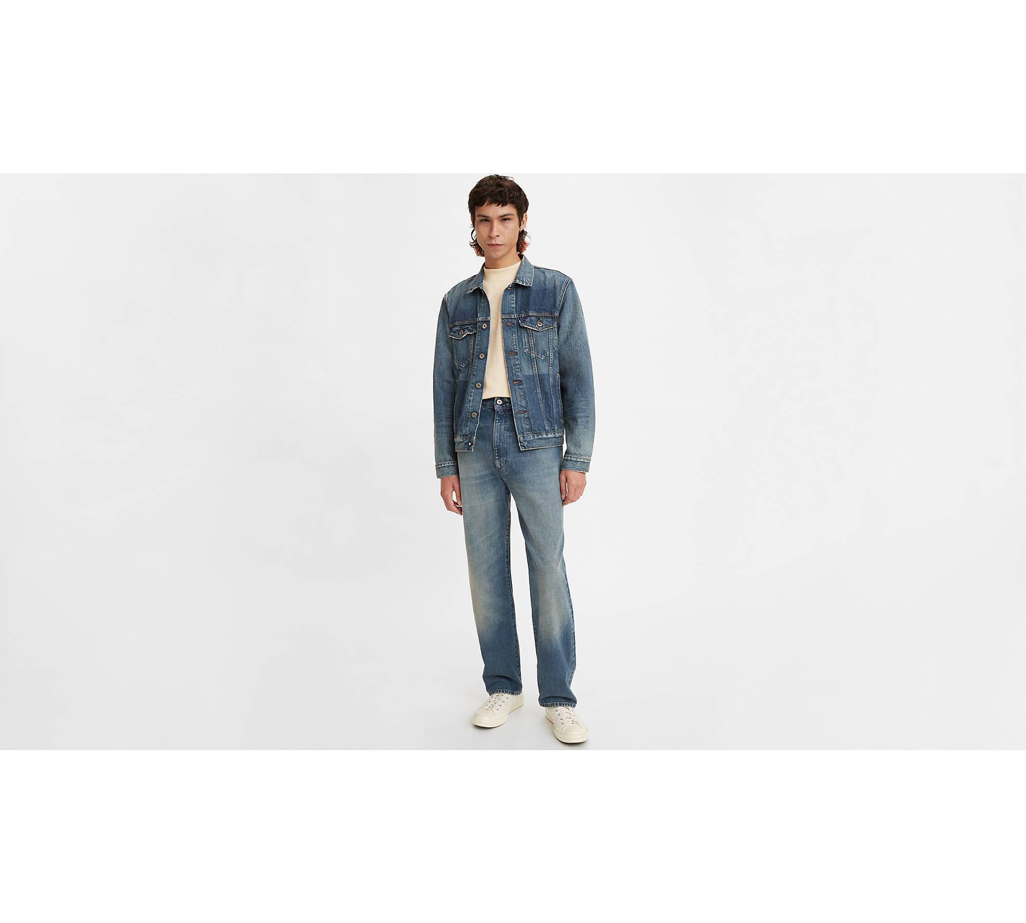 High Rise Straight Fit Men's Jeans - Dark Wash | Levi's® US
