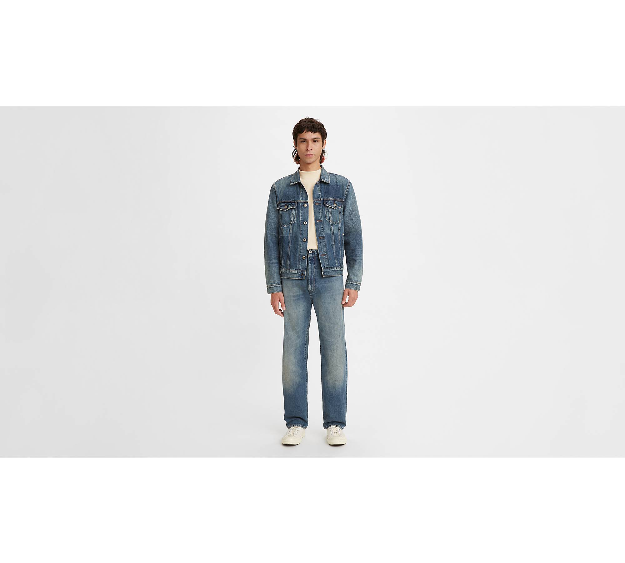 High Rise Straight Fit Men's Jeans - Dark Wash | Levi's® US
