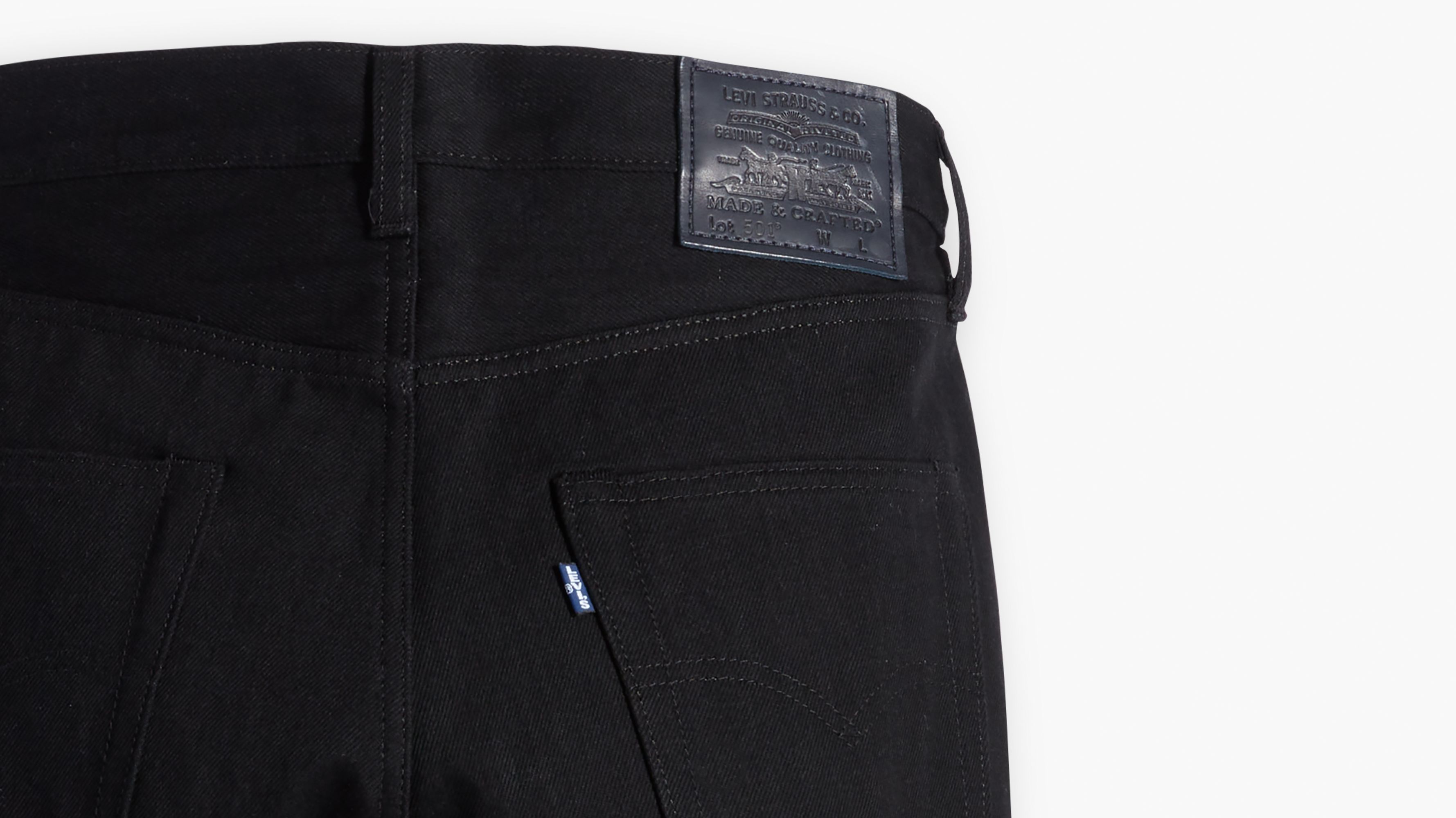 1980s 501® Original Fit Selvedge Men's Jeans - Black | Levi's® US