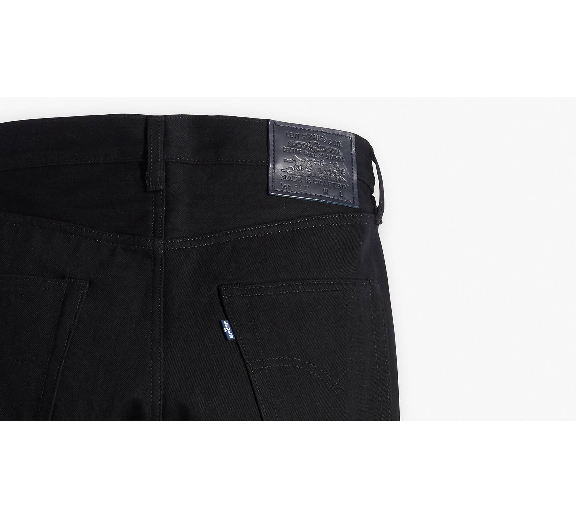 1980s 501® Original Fit Selvedge Men's Jeans - Black